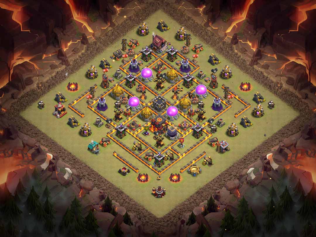 Th10 War Base Layout 10