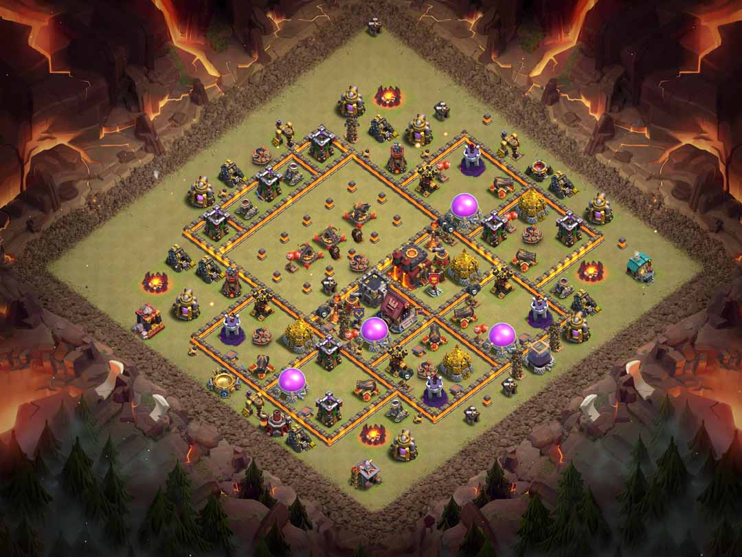 Th10 War Base Layout 14