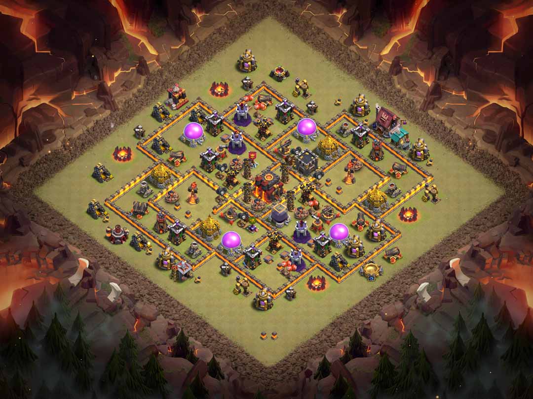 Th10 War Base Layout 17