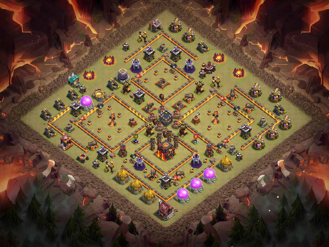 Th10 War Base Layout 20