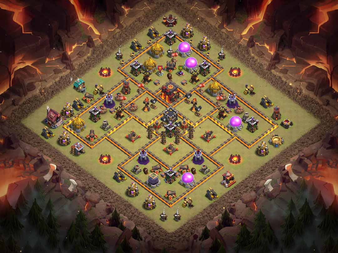 Th10 War Base Layout 21
