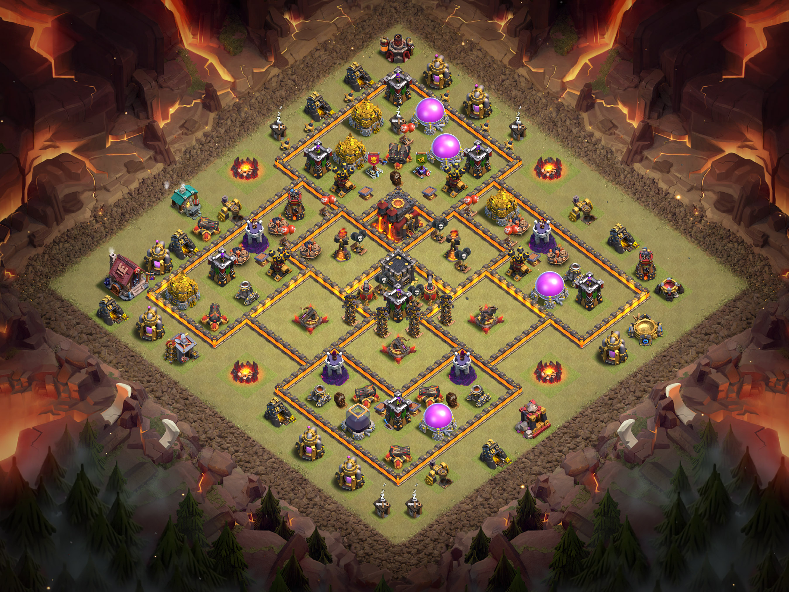 Th10 War Base Layout 21 layout
