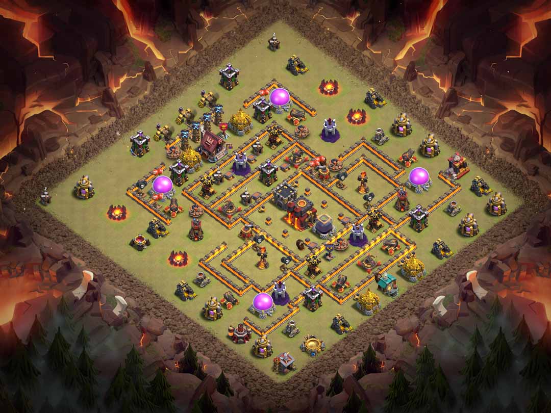 Th10 War Base Layout 4