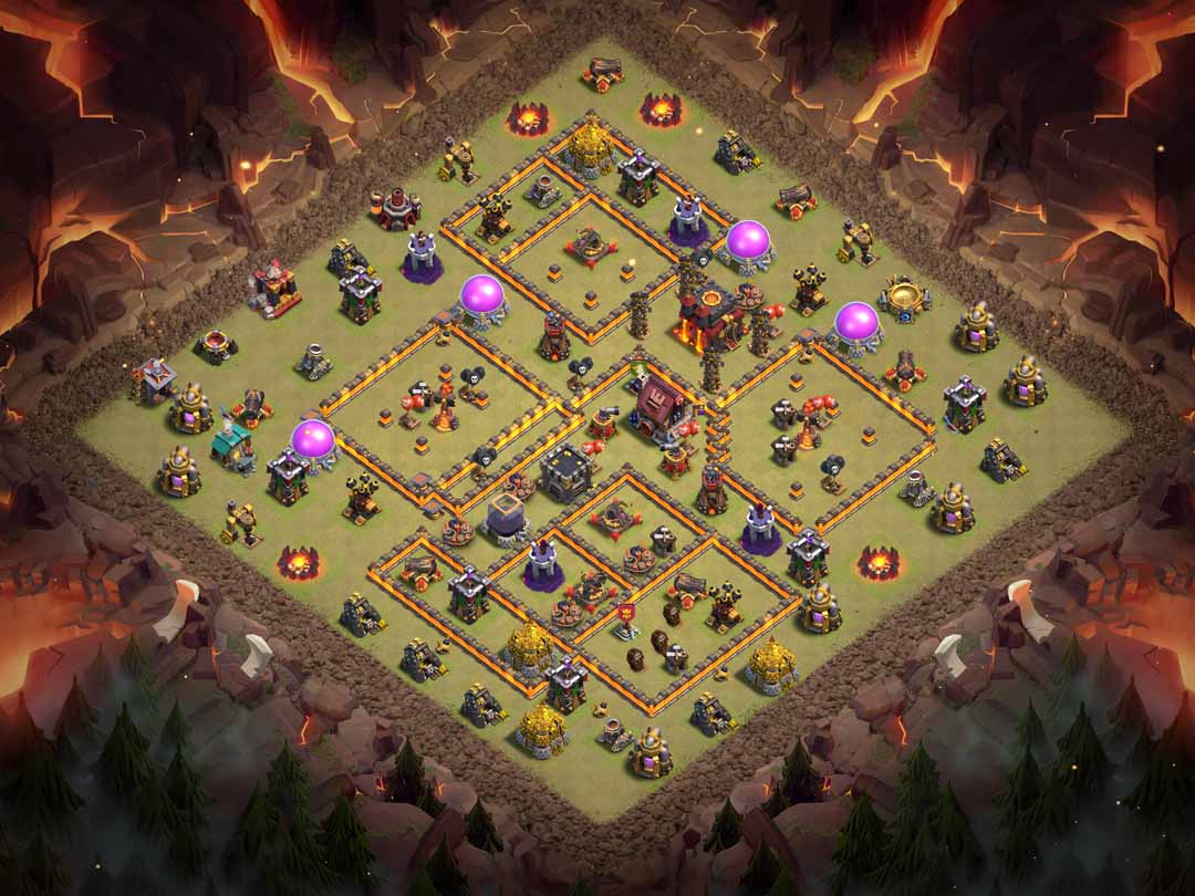 Th10 War Base Layout 6