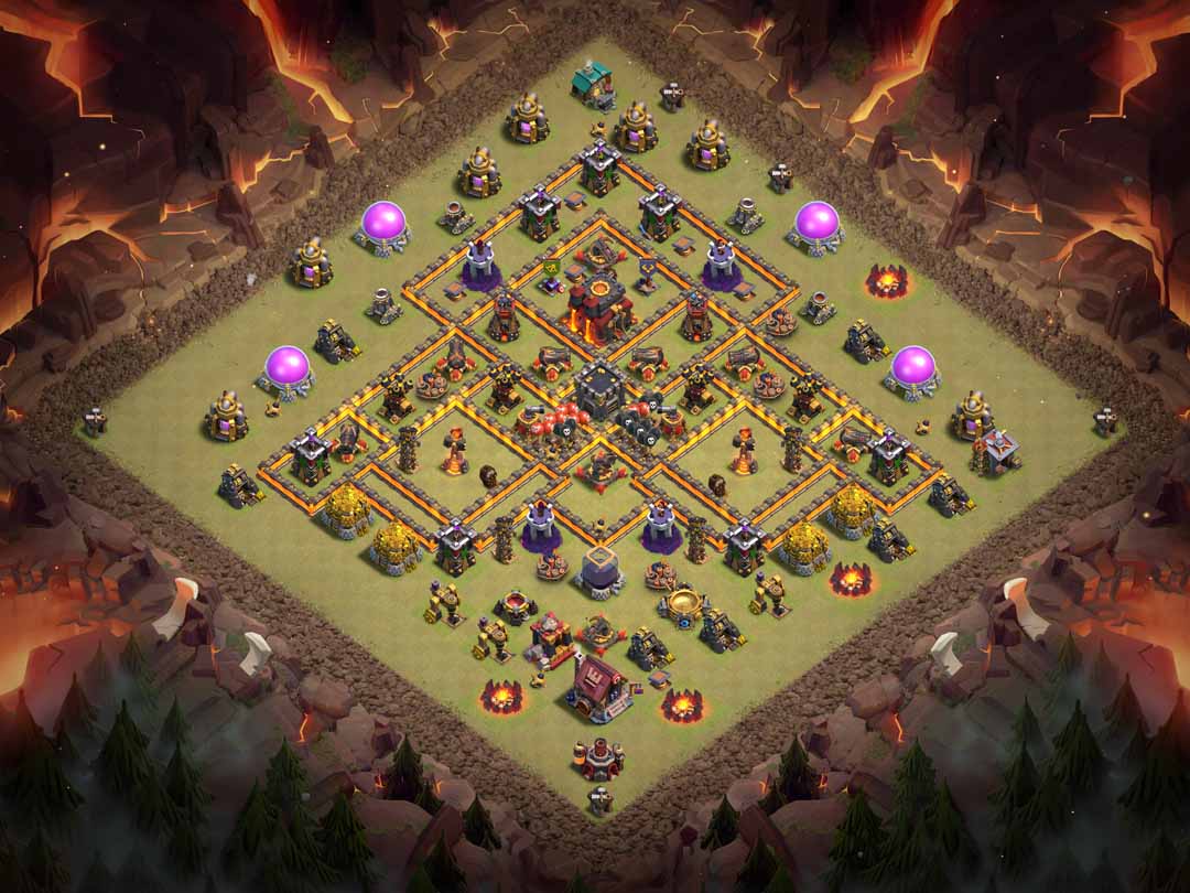 Th10 War Base Layout 7