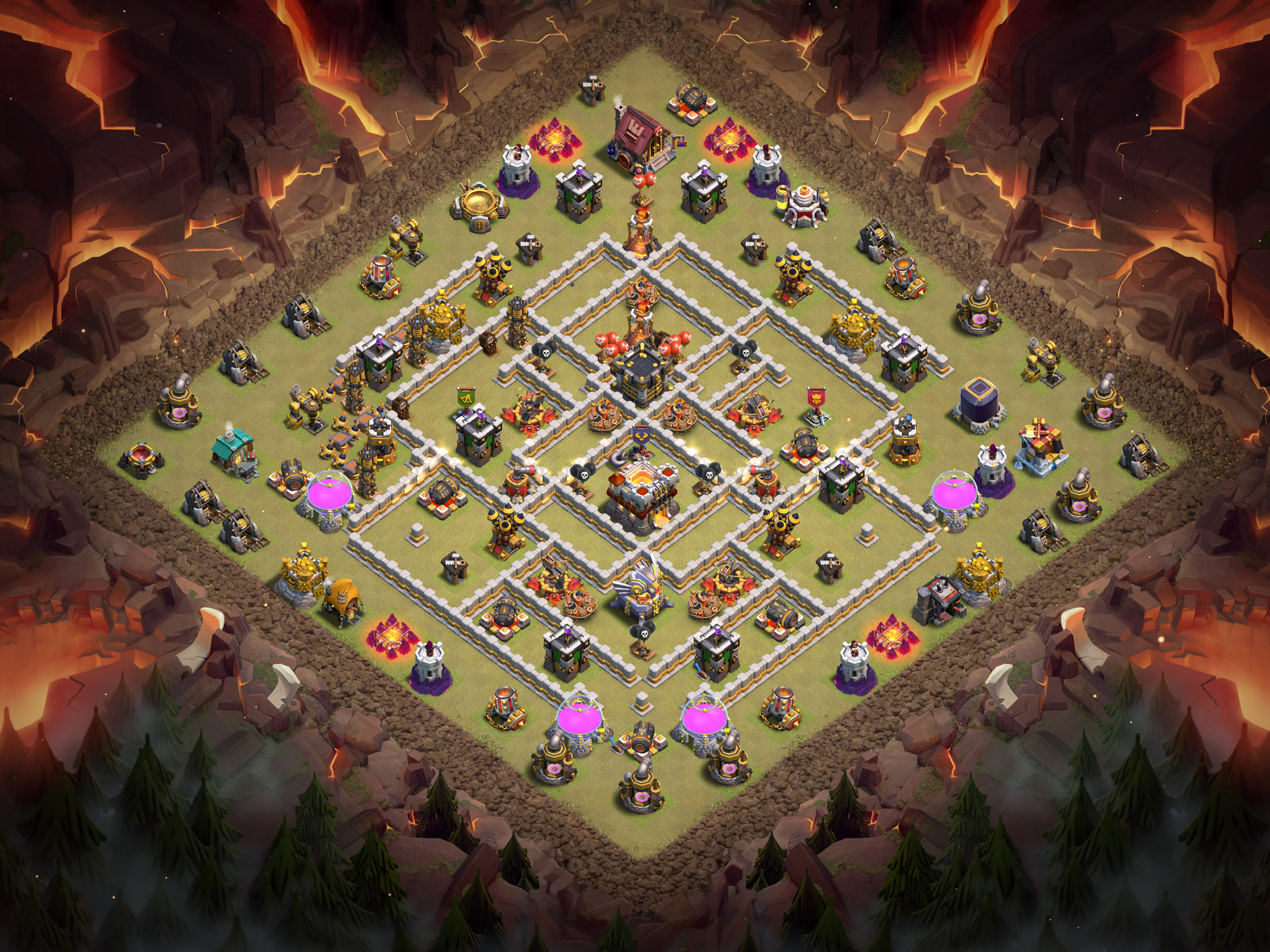 Th11 War Base Layout 1 layout