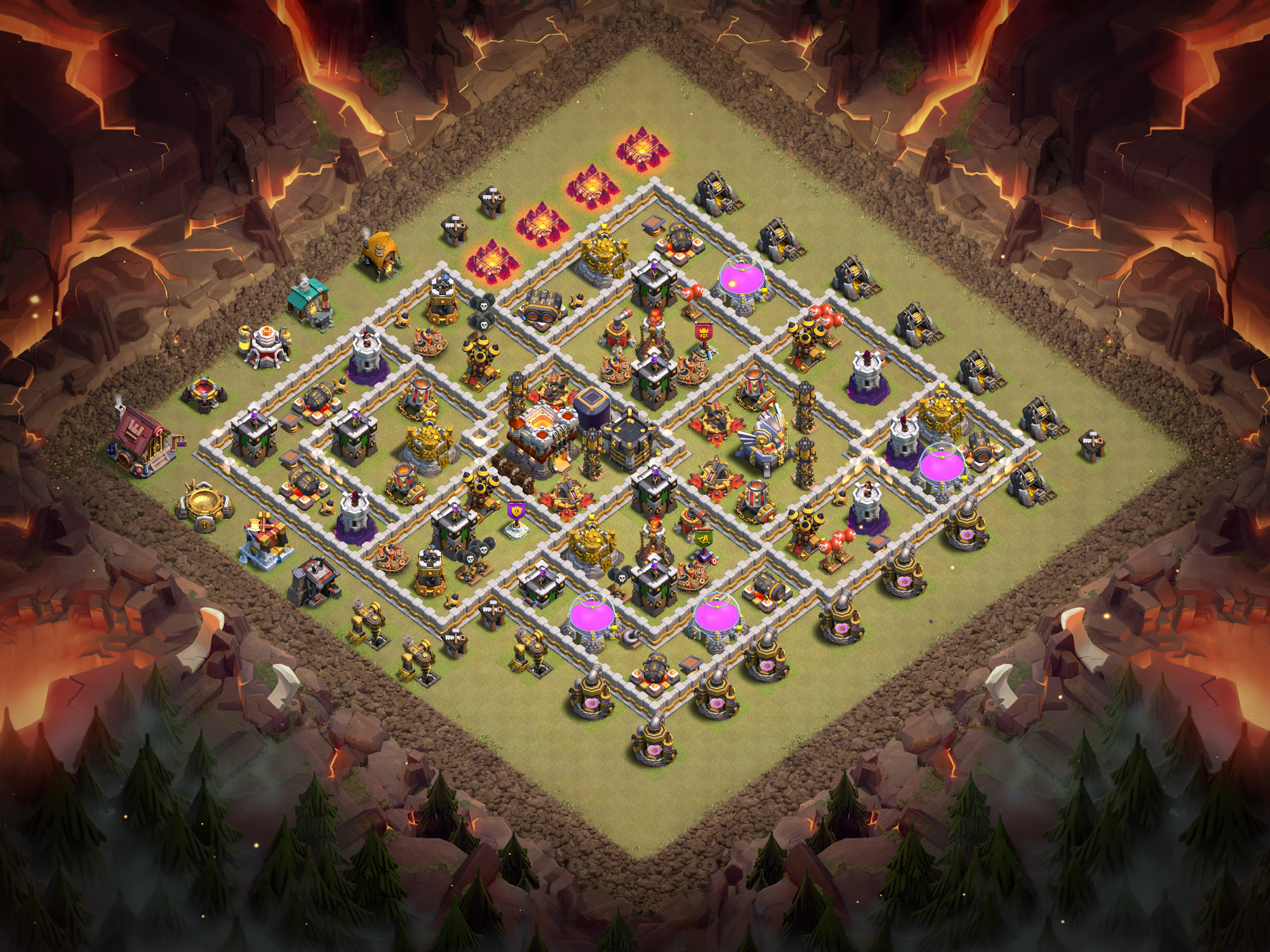 Th11 War Base Layout 11 layout