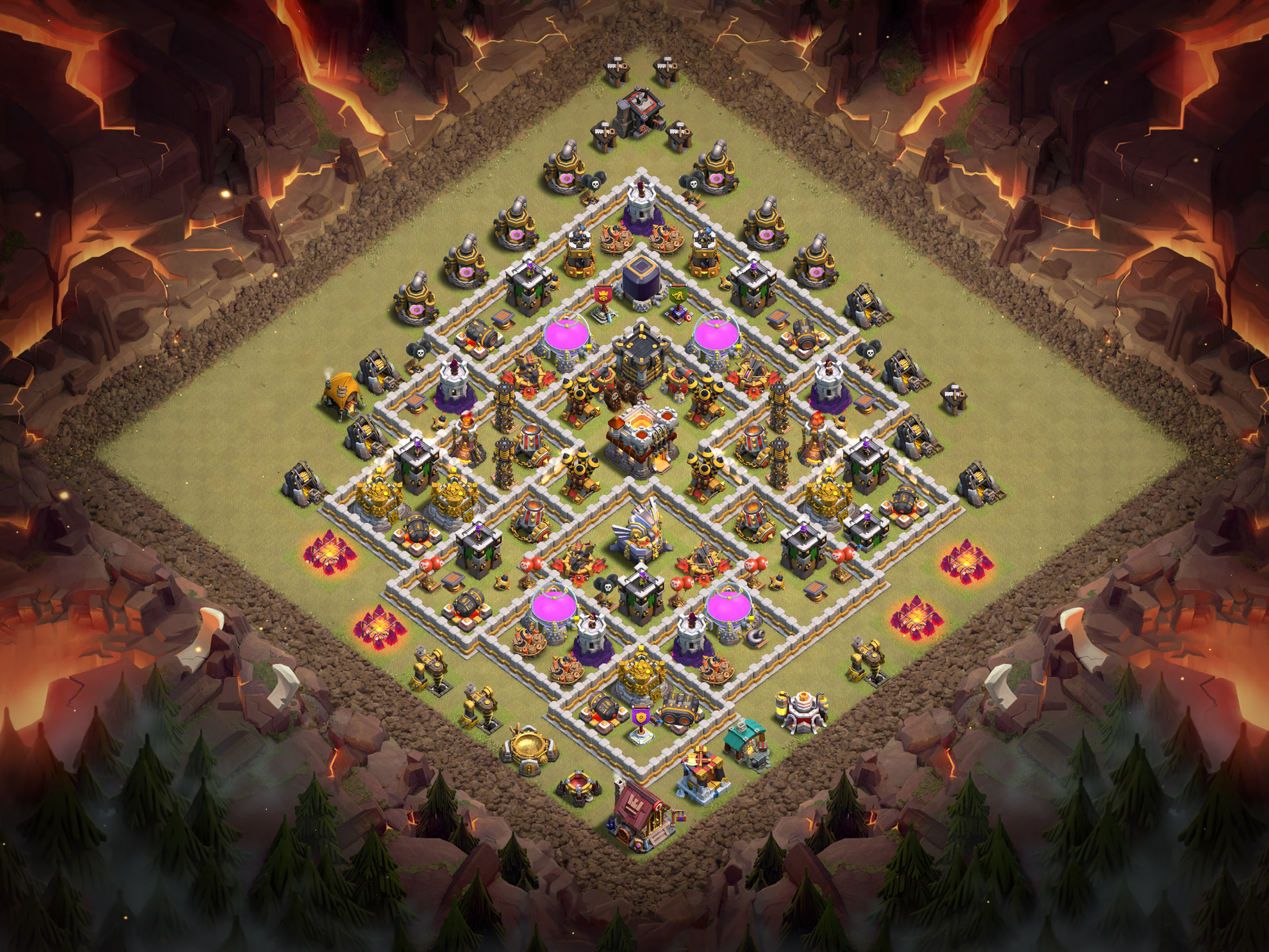 Th11 War Base Layout 12 layout