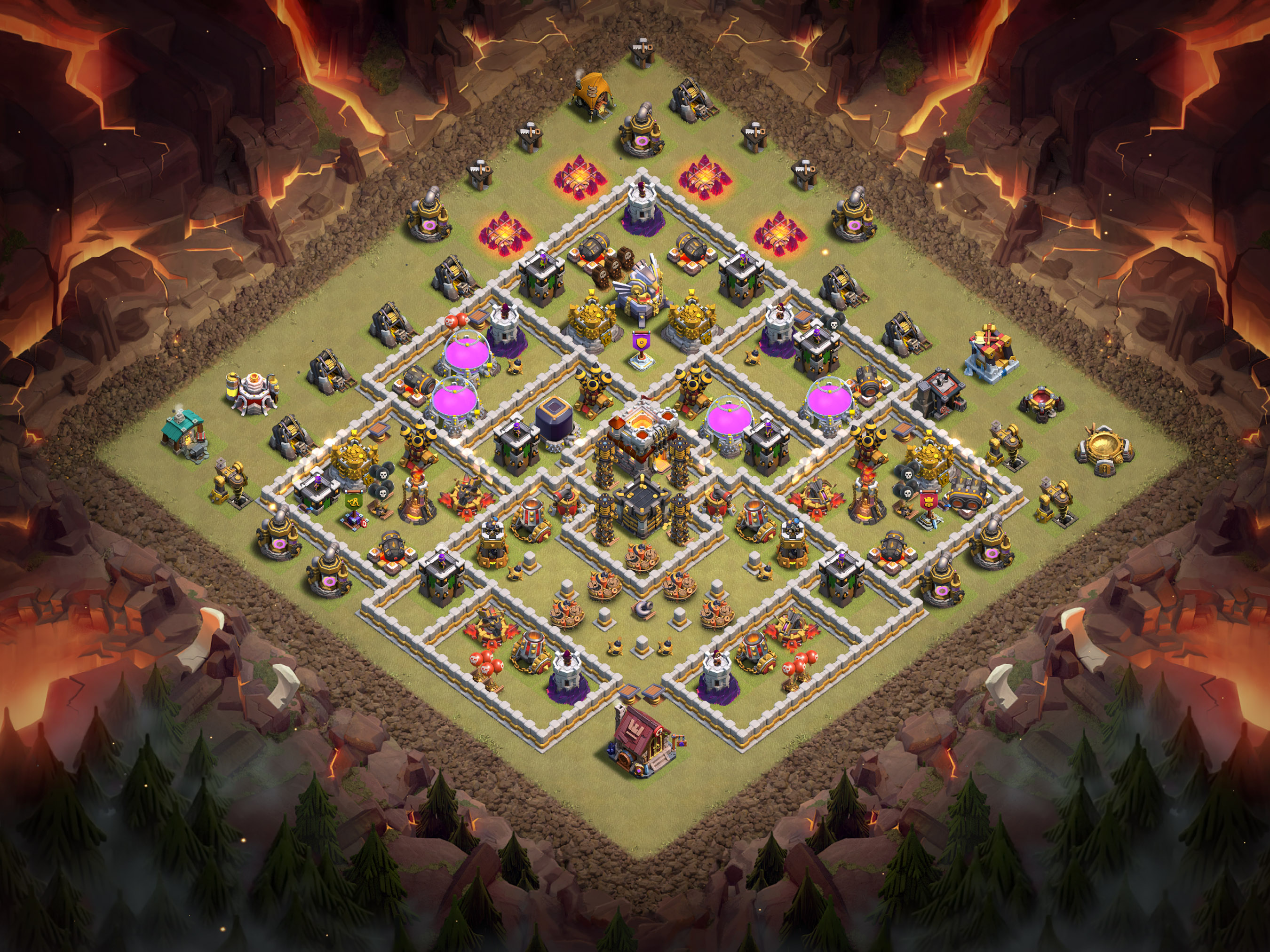 Th11 War Base Layout 16 layout