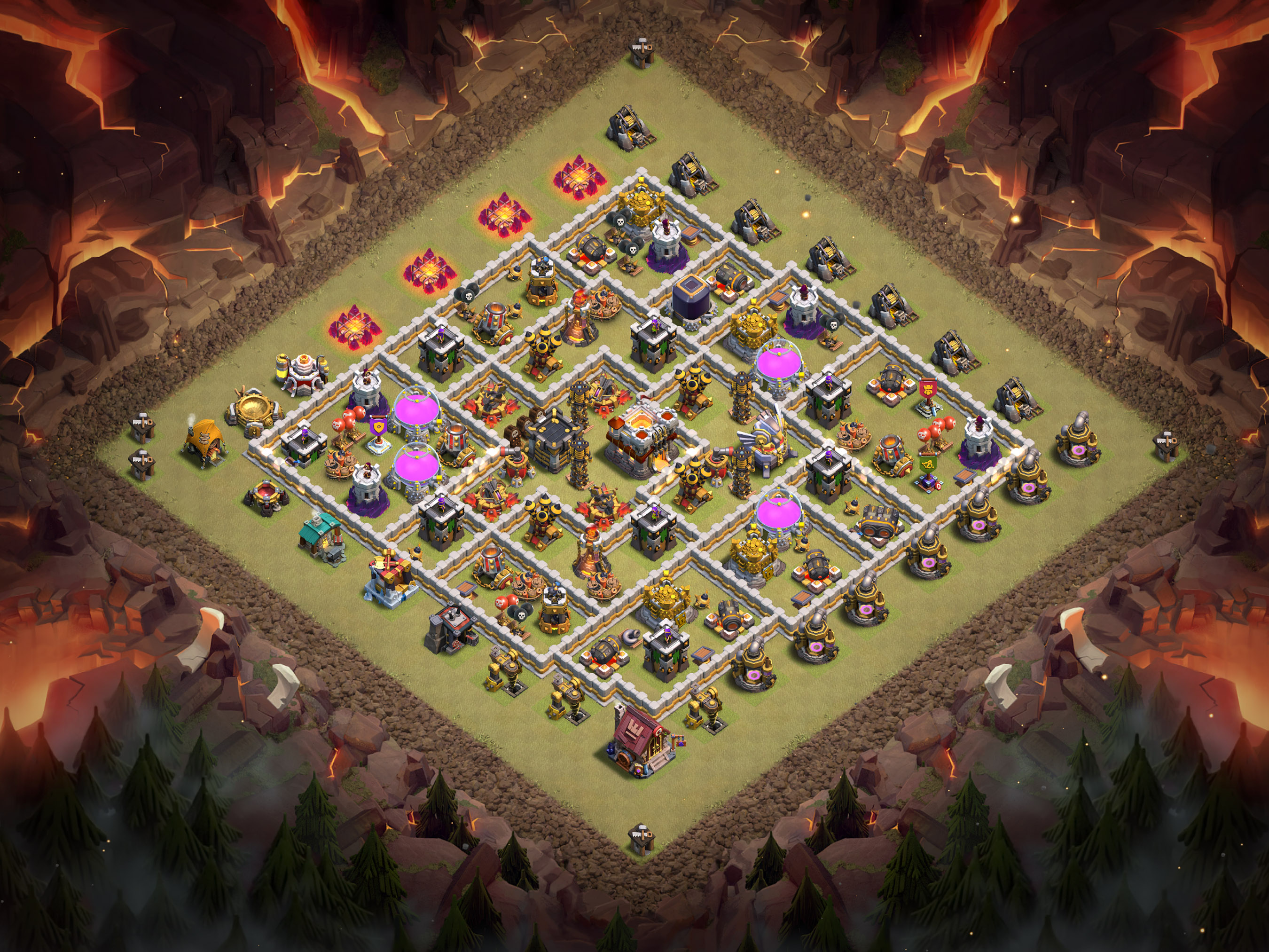 Th11 War Base Layout 20 layout