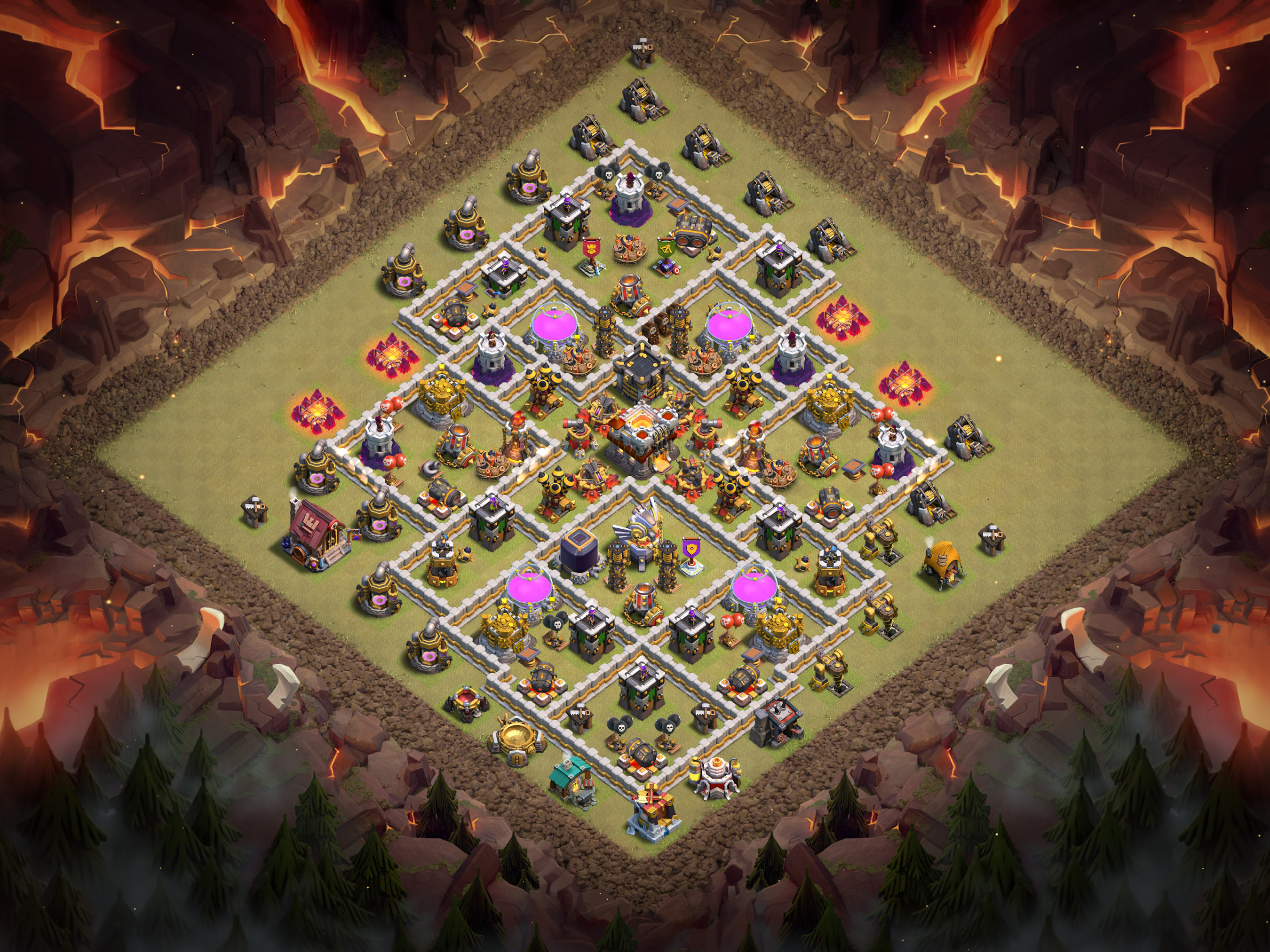 Th11 War Base Layout 21 layout