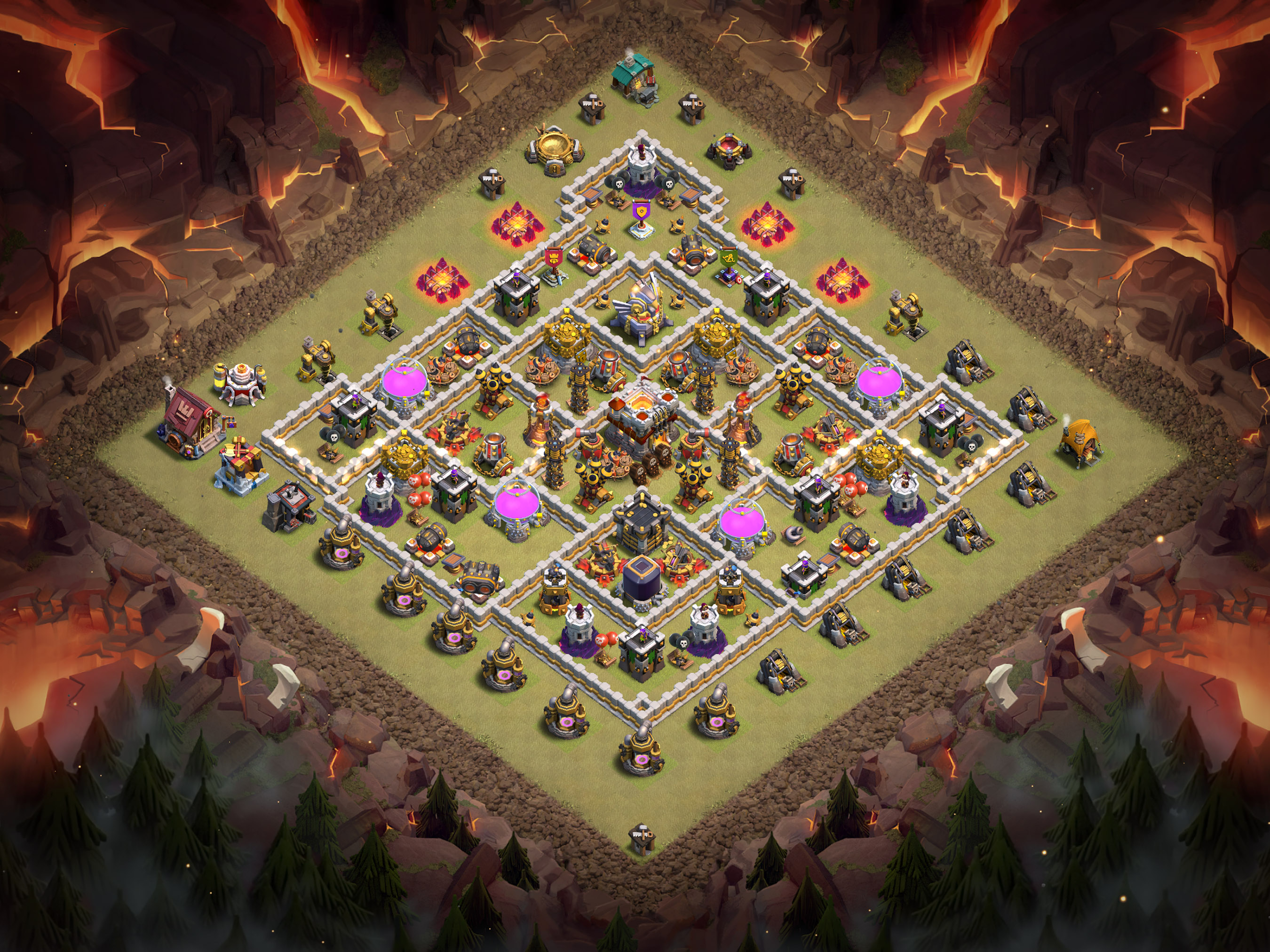 Th11 War Base Layout 4 layout