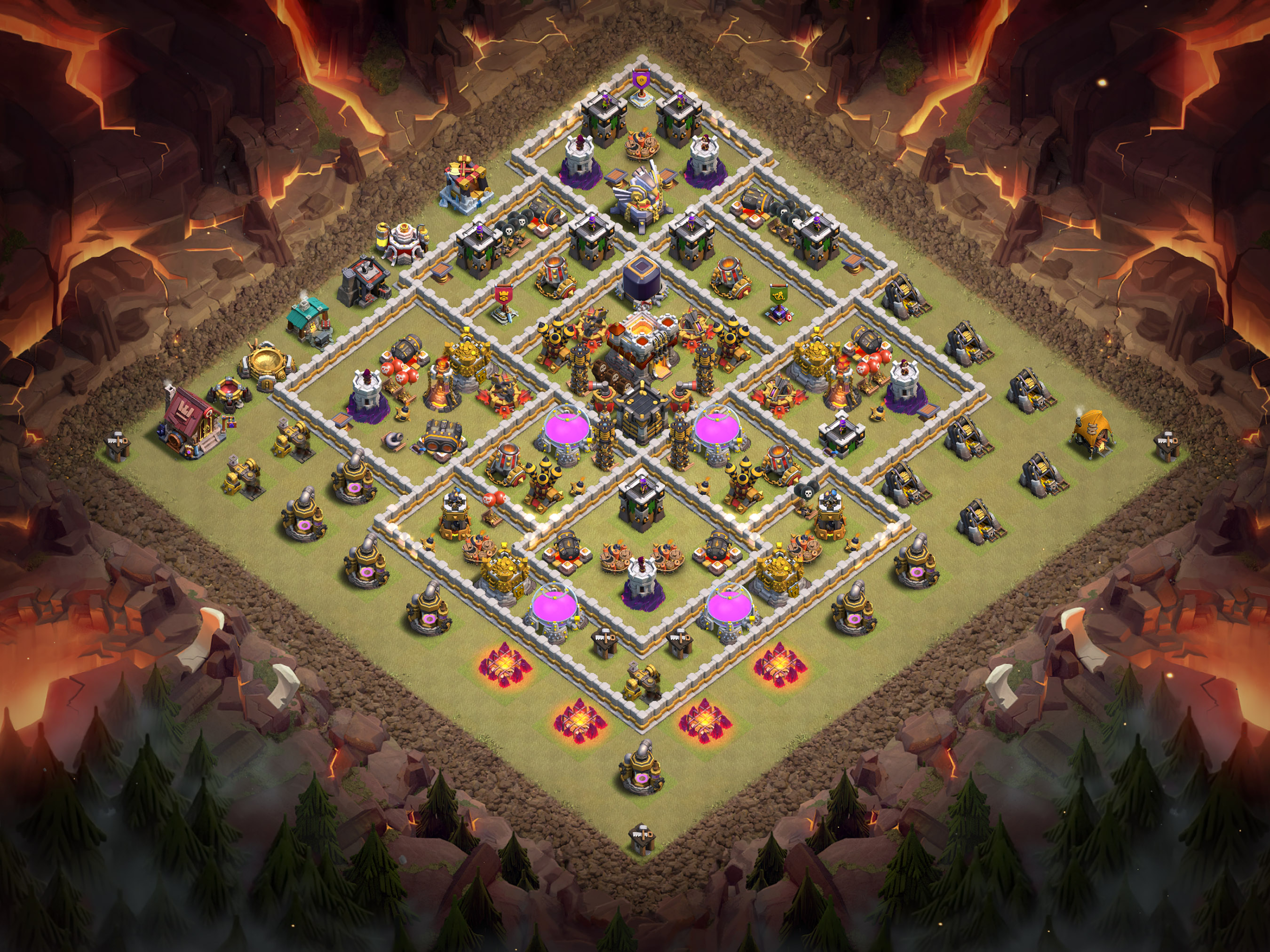 Th11 War Base Layout 8 layout