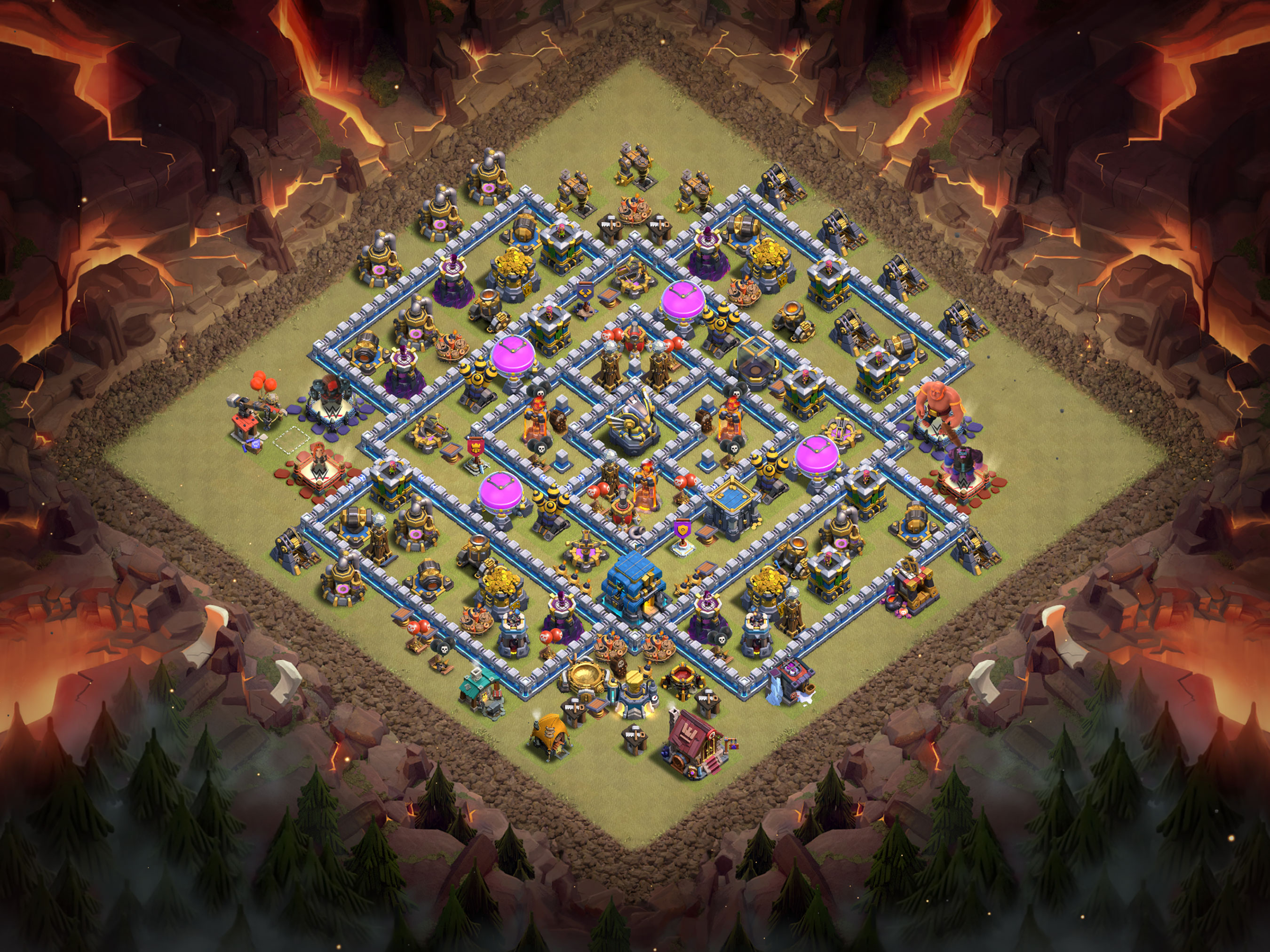 Th12 War Base Layout 11 layout