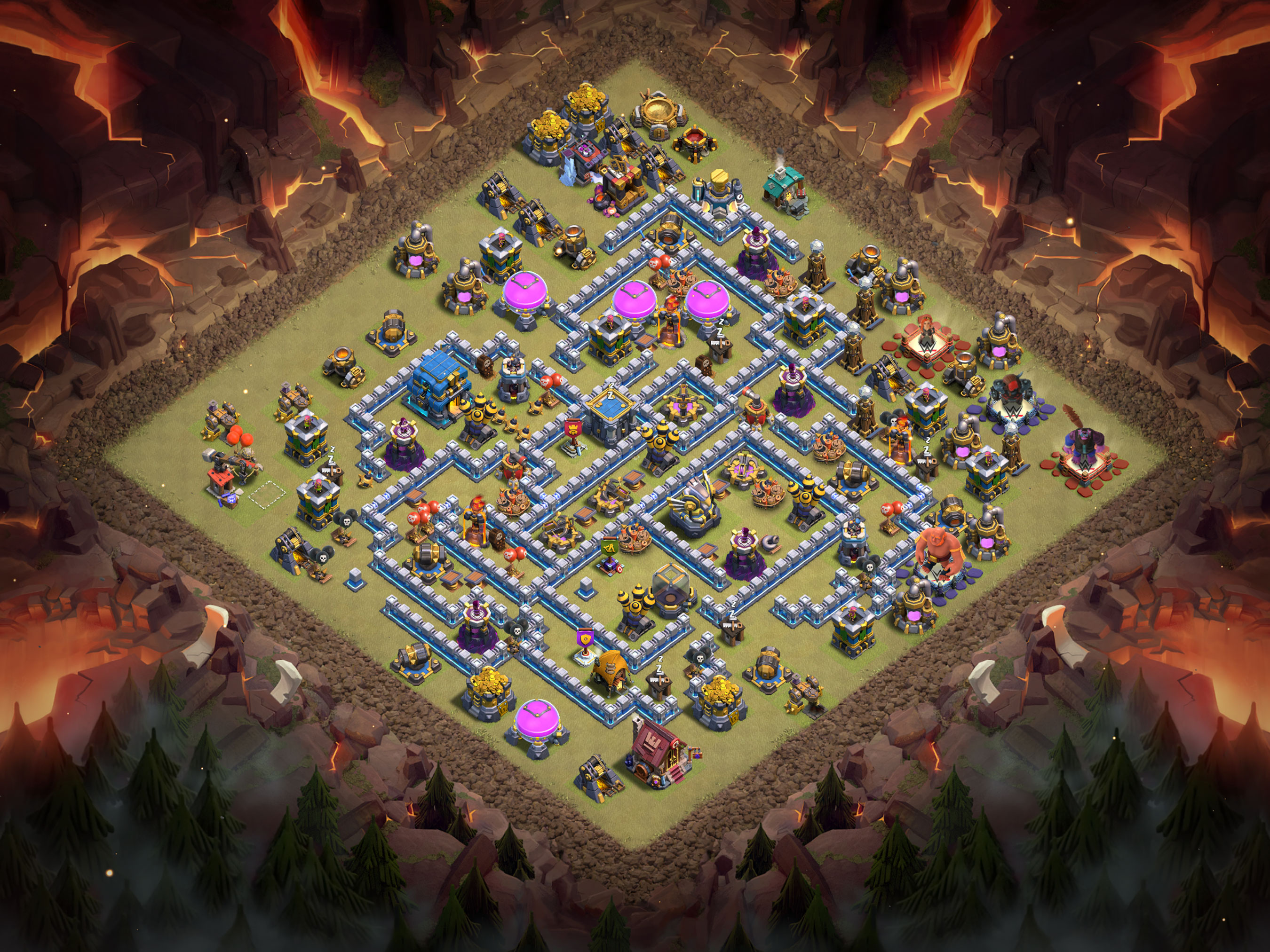 Th12 War Base Layout 14 layout