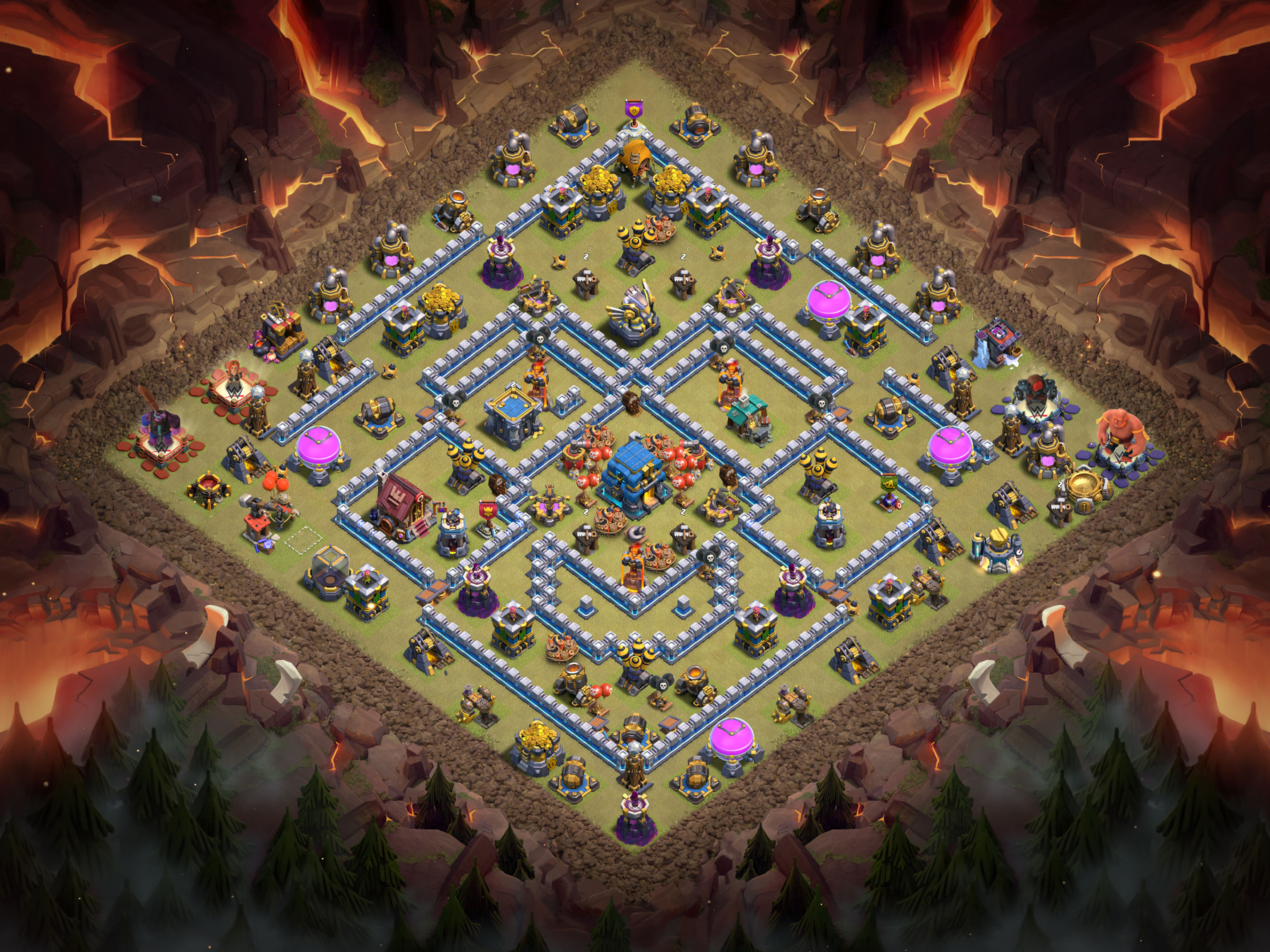 Th12 War Base Layout 16 layout