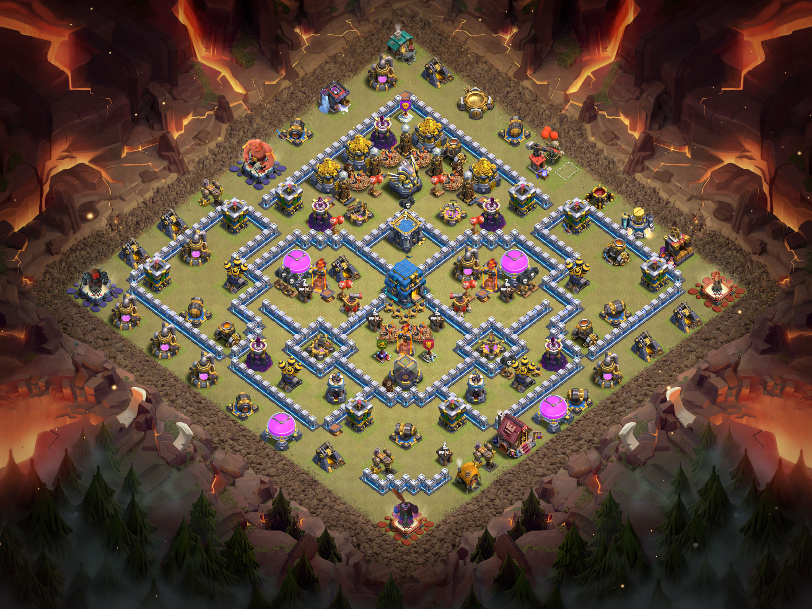 Th12 War Base Layout 18 layout