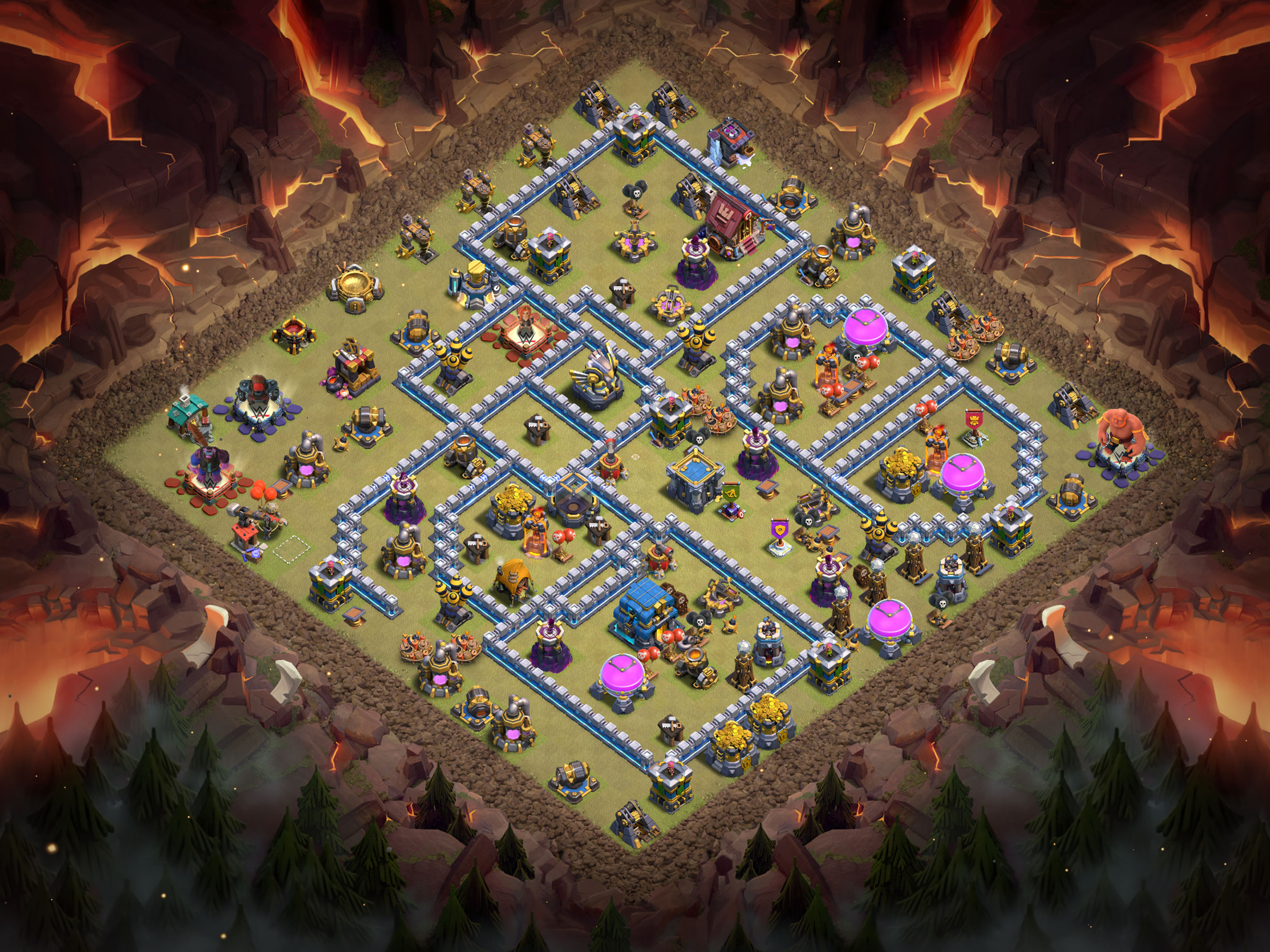 Th12 War Base Layout 20 layout