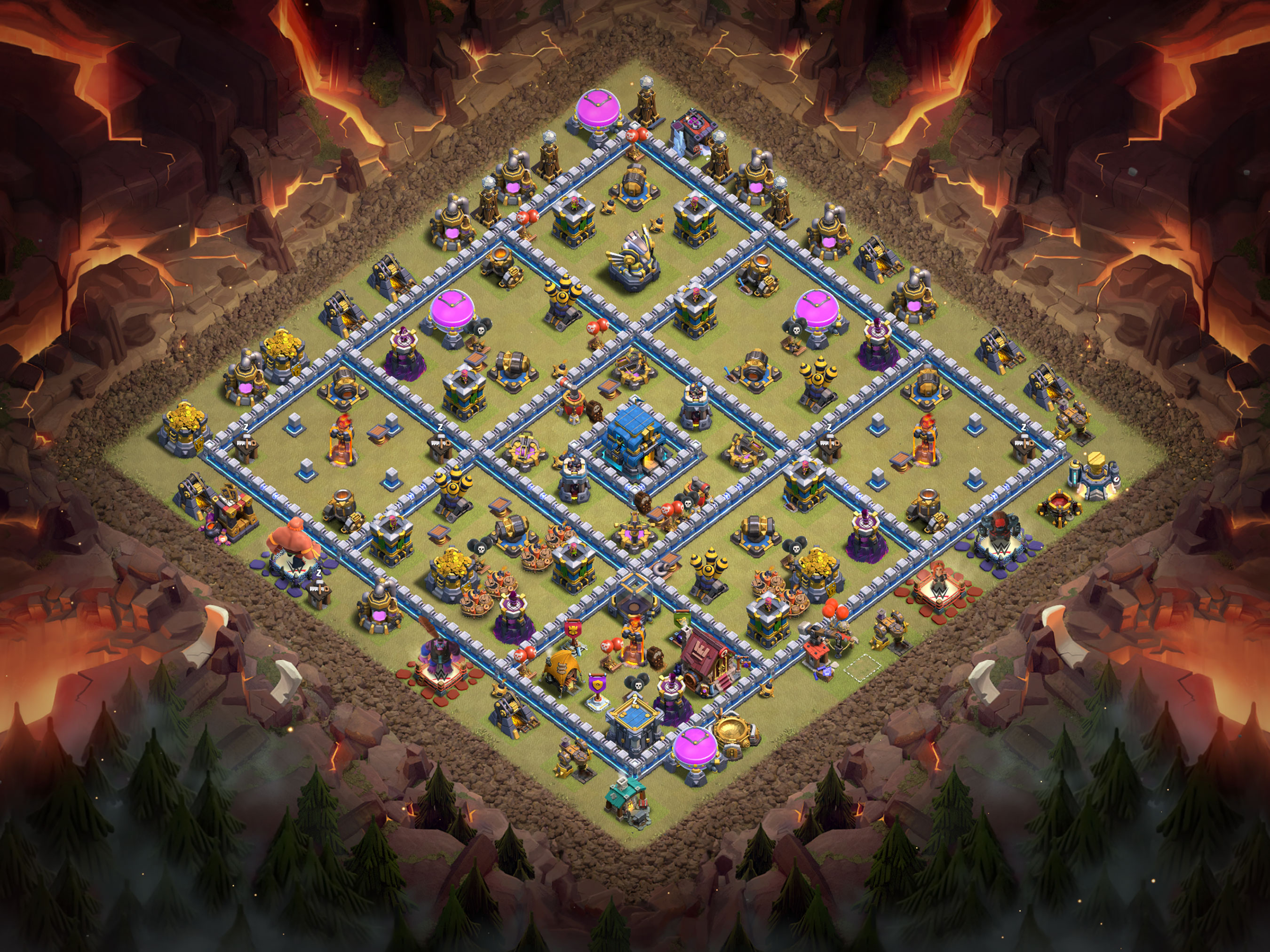 Th12 War Base Layout 21 layout