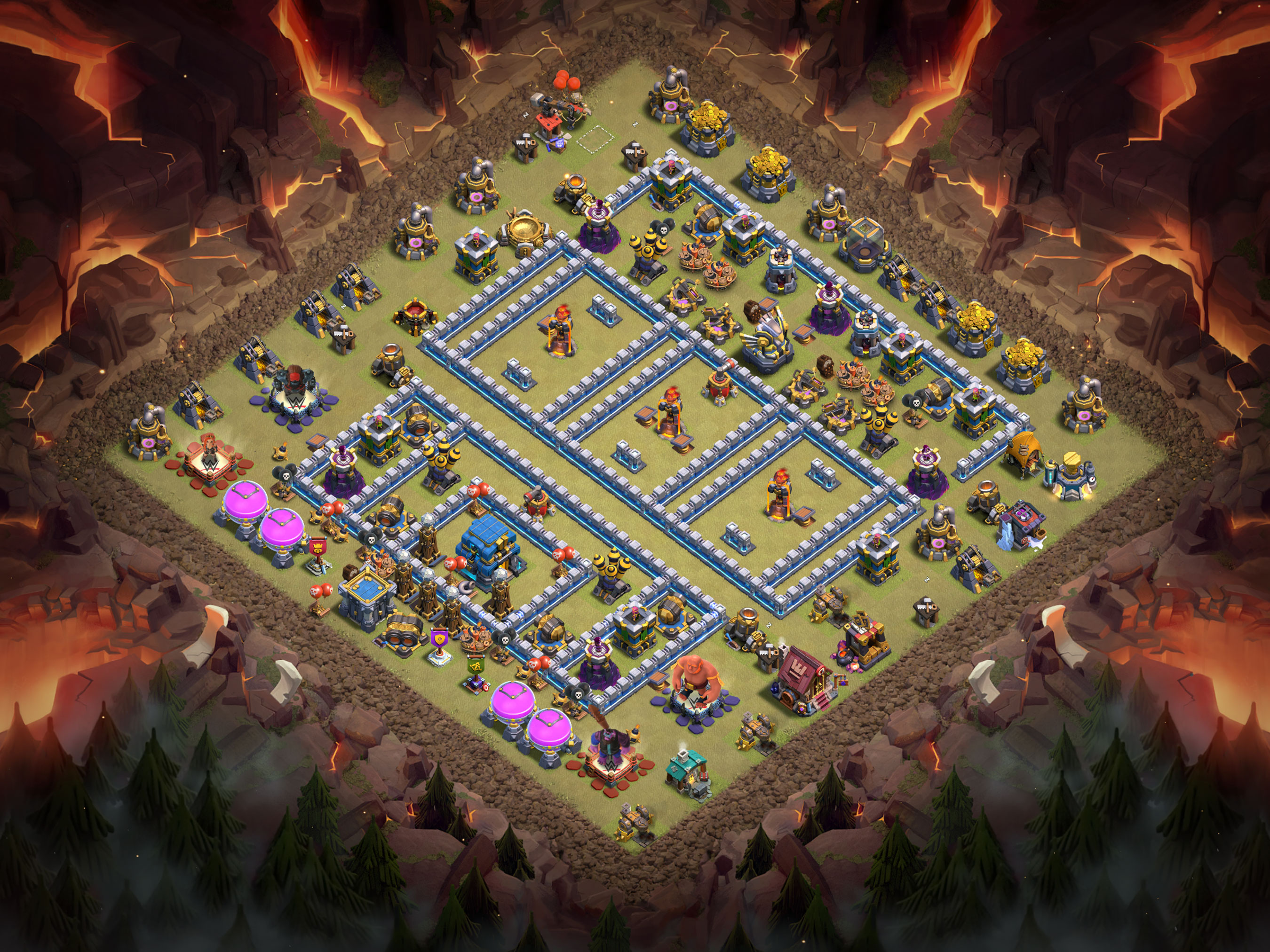 Th12 War Base Layout 4 layout