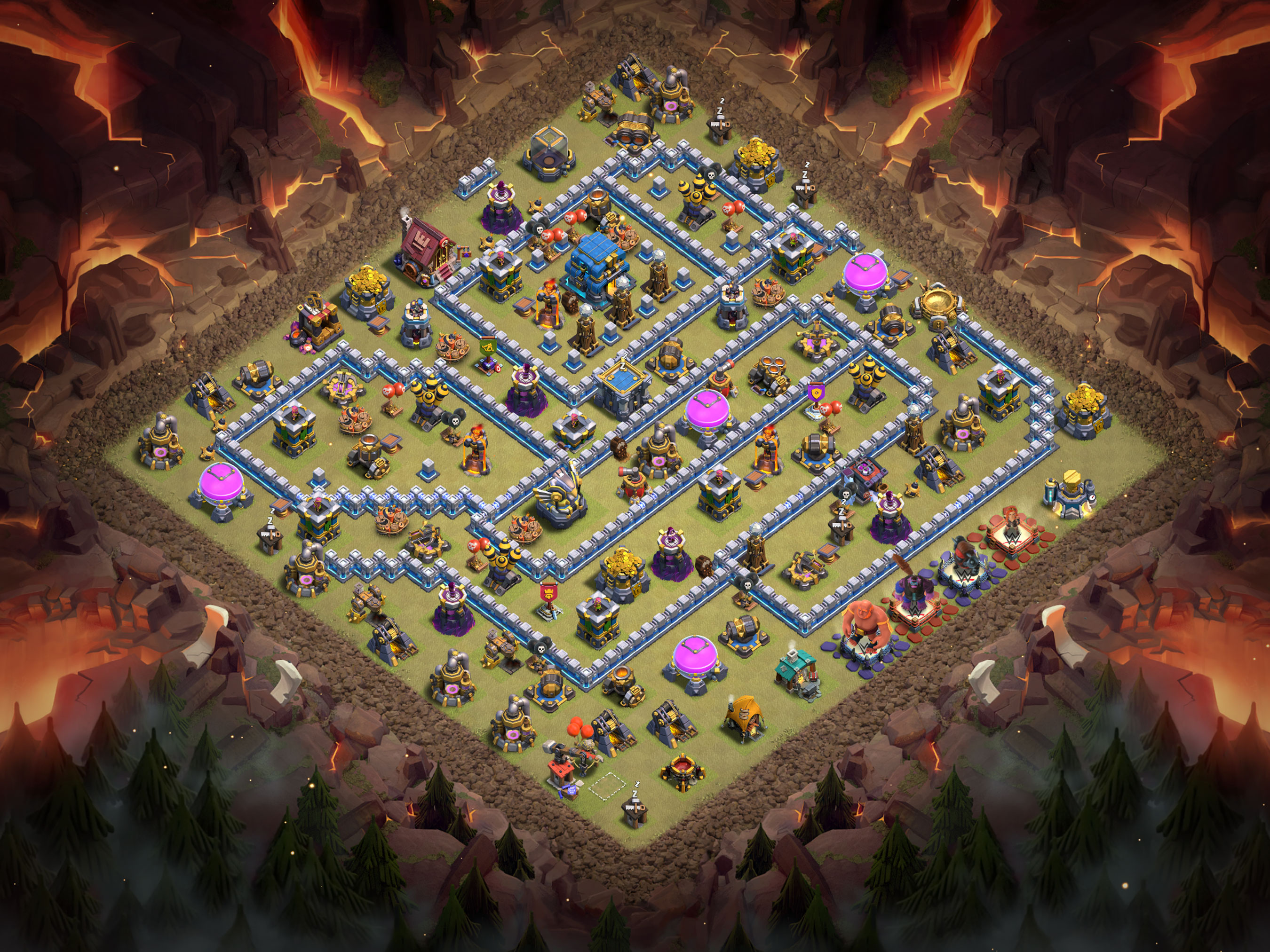 Th12 War Base Layout 6 layout