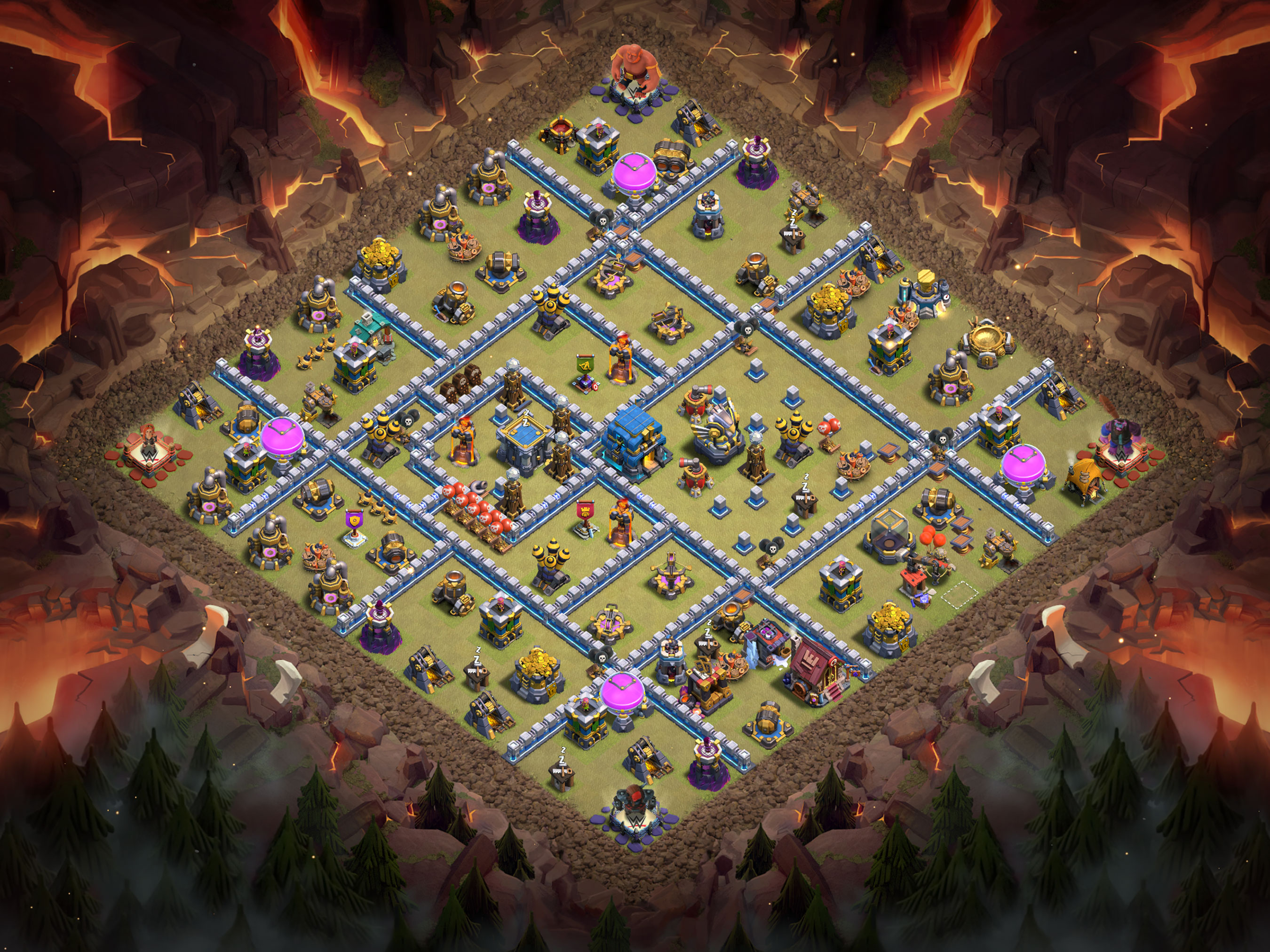 Th12 War Base Layout 7 layout