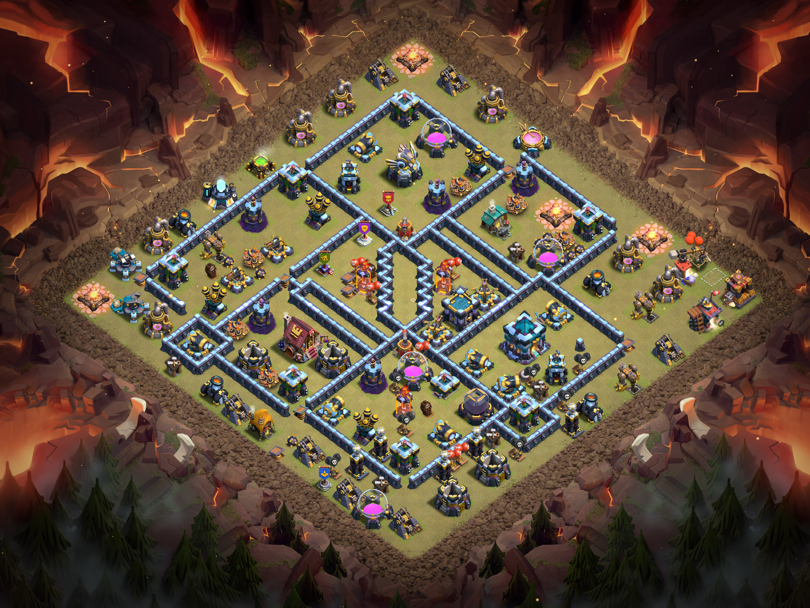Th13 War Base Layout 12 layout
