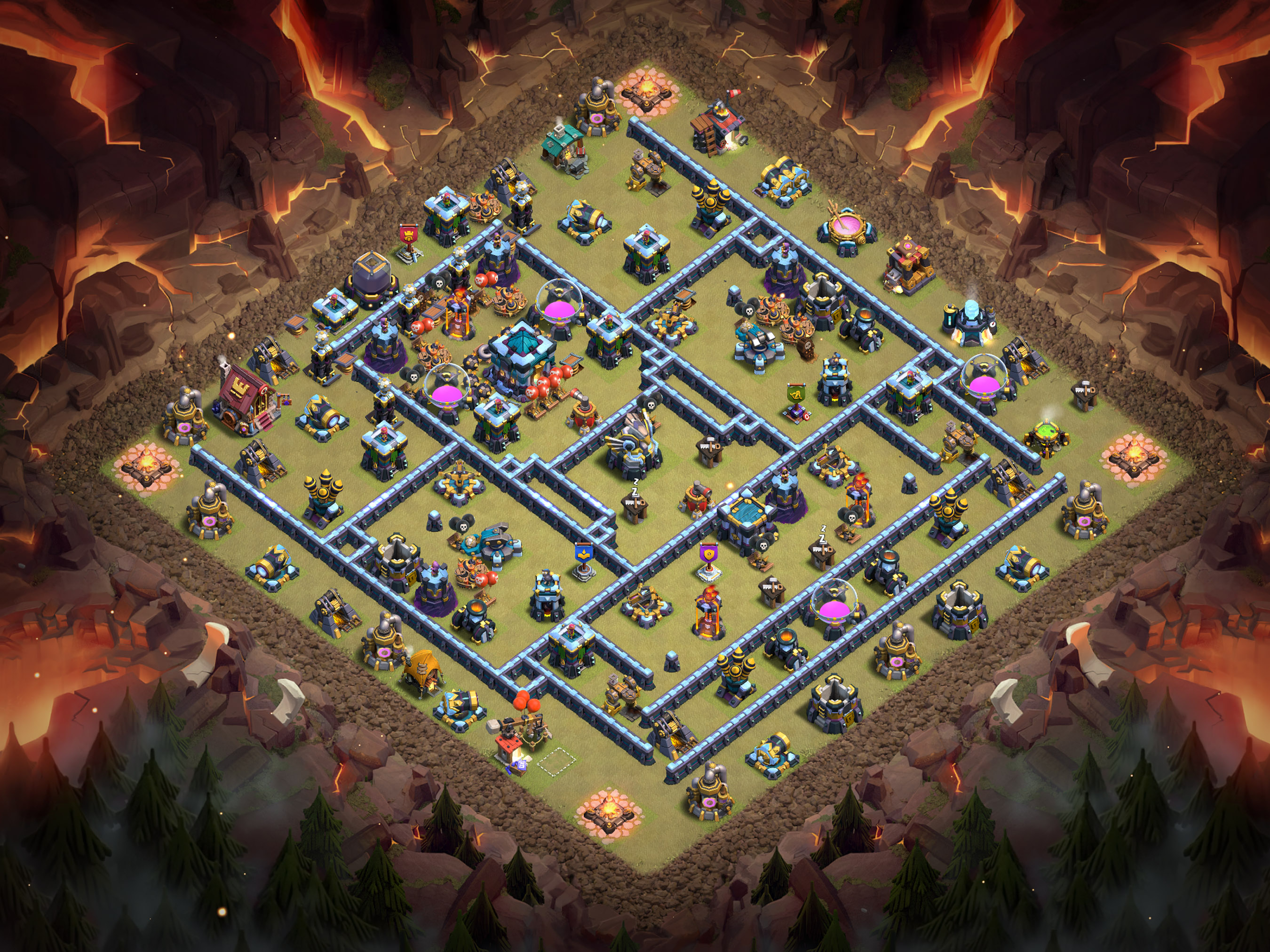Th13 War Base Layout 2 layout