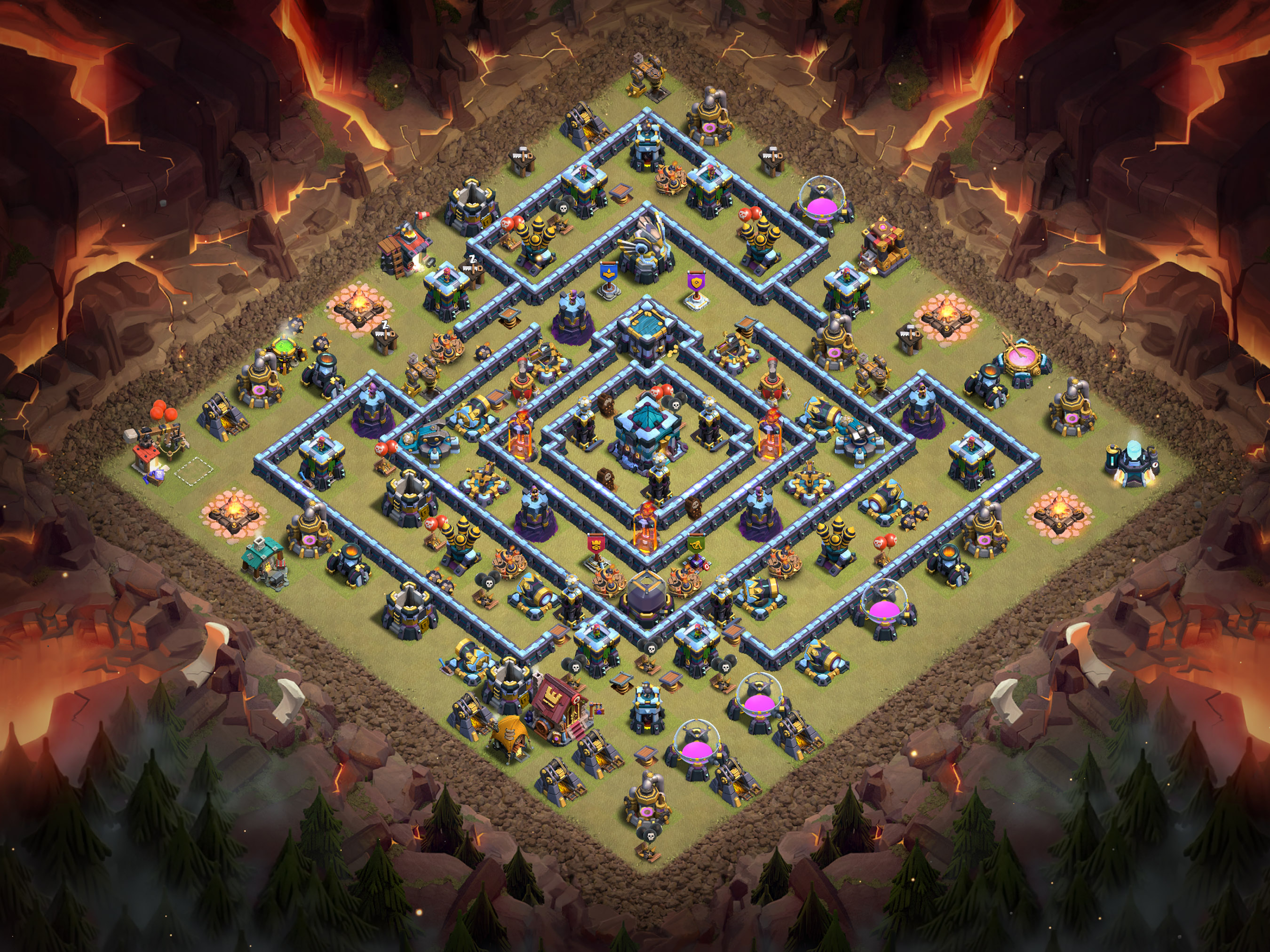 Th13 War Base Layout 20 layout