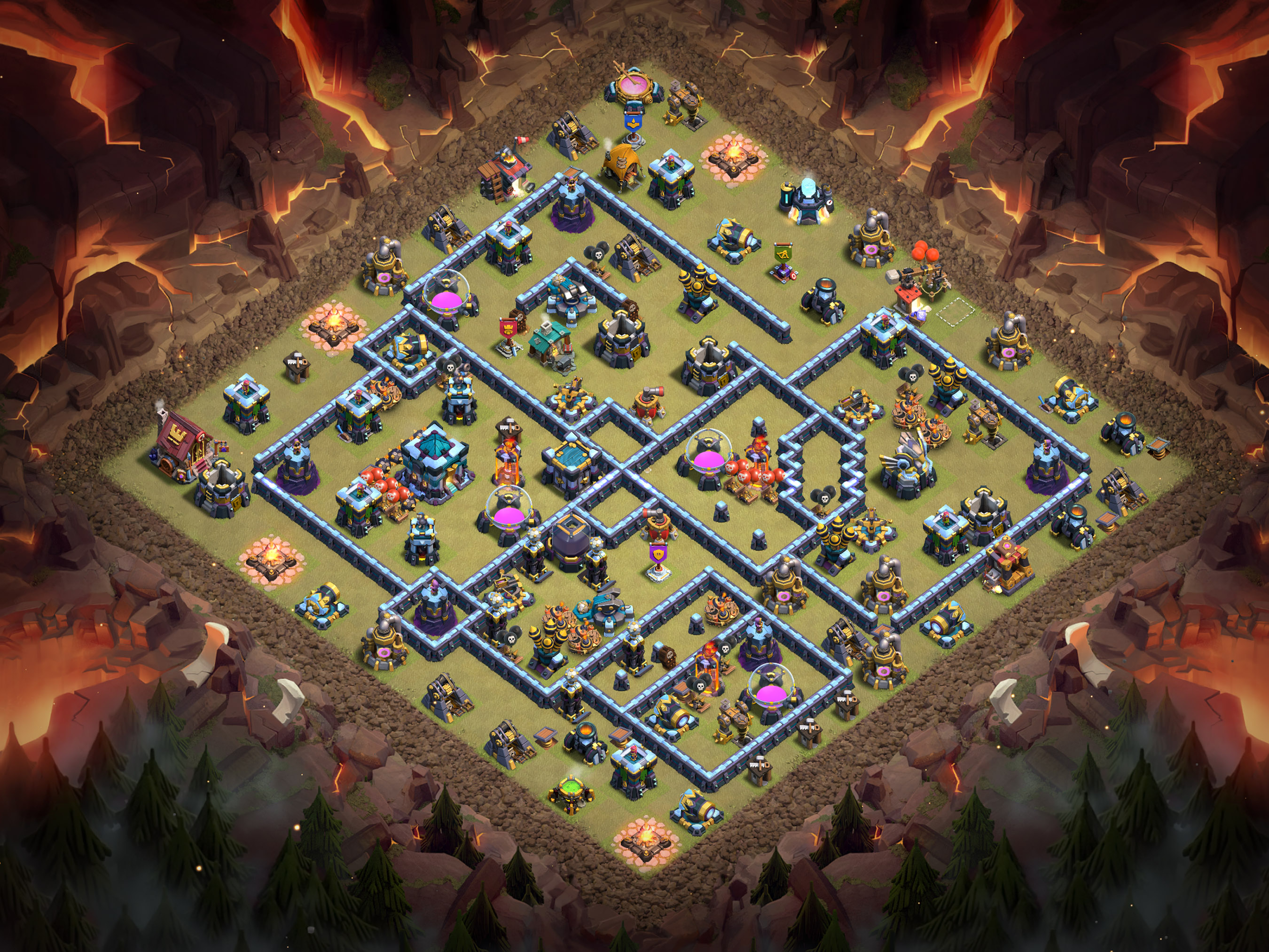 Th13 War Base Layout 22 layout
