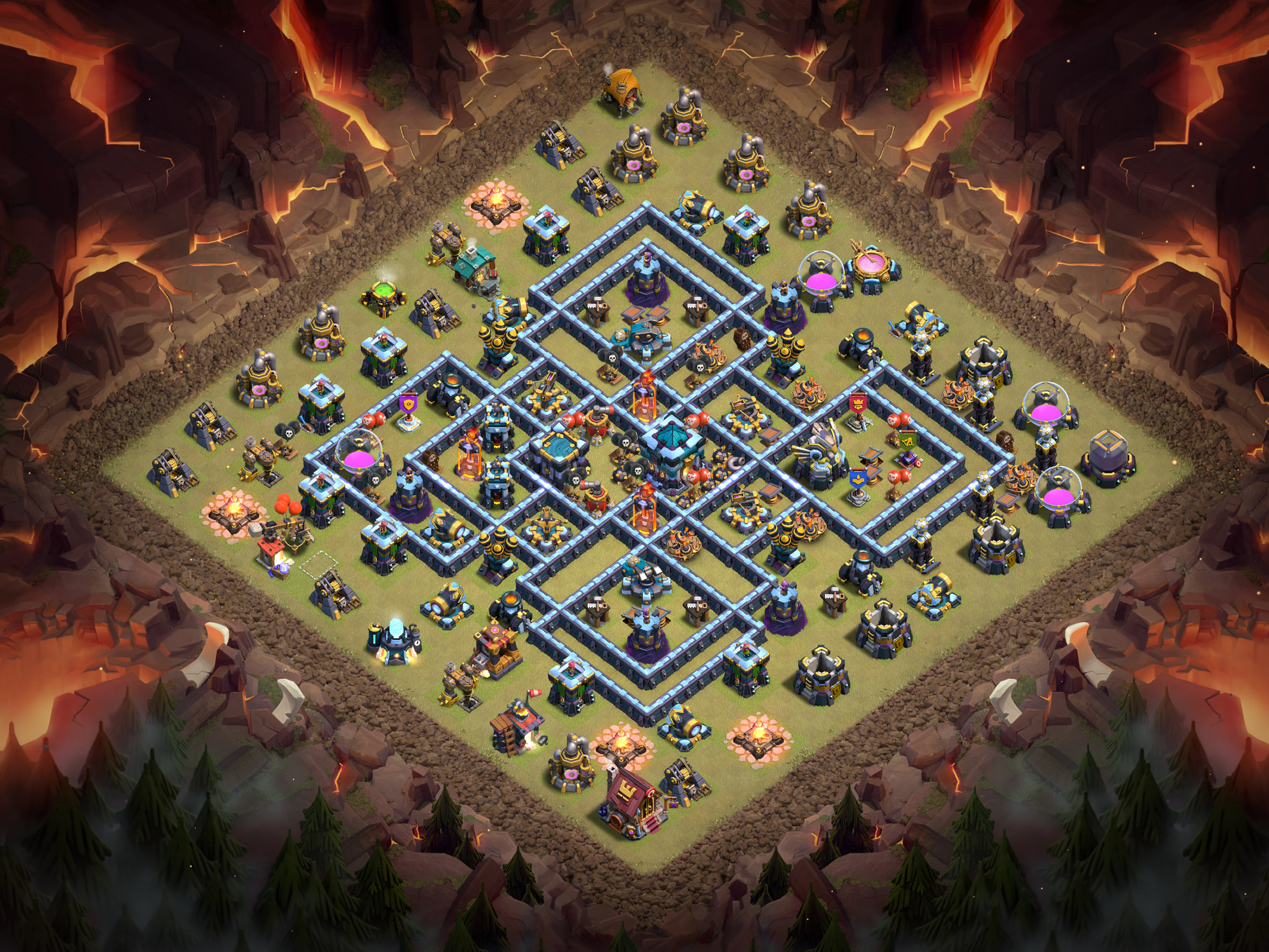 Th13 War Base Layout 24 layout