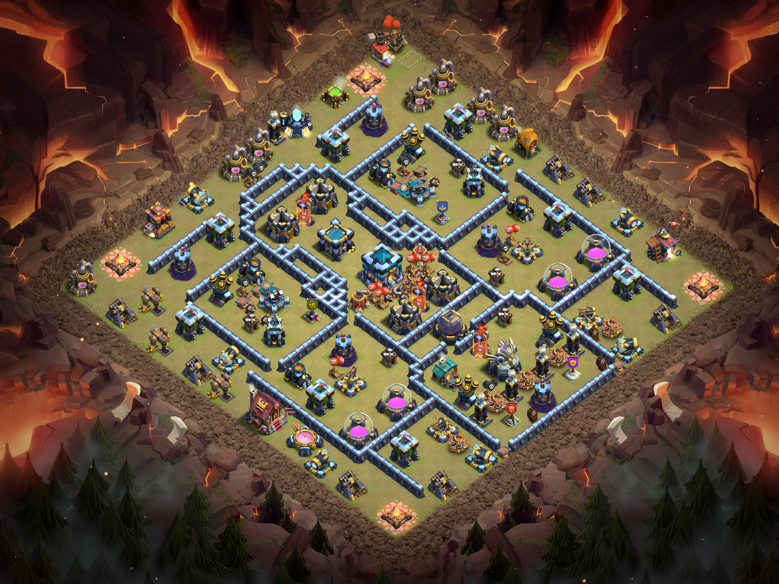 Th13 War Base Layout 4 layout