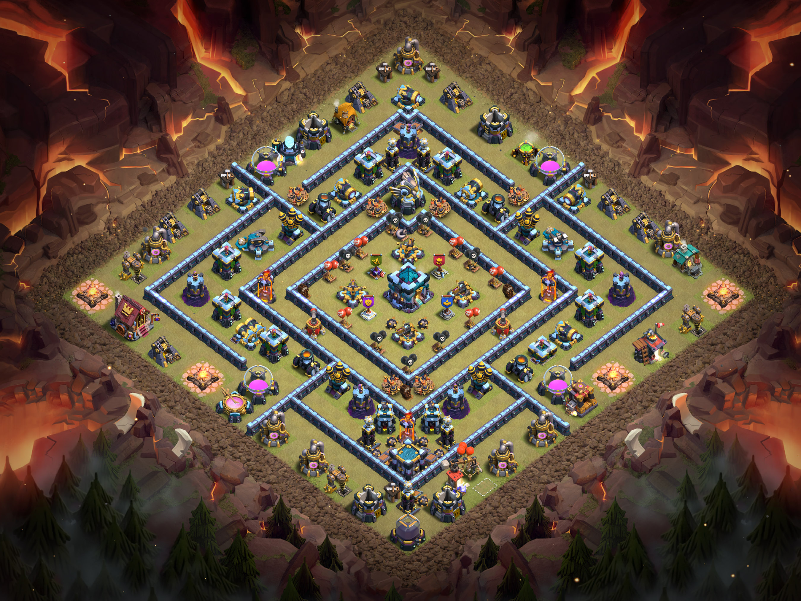 Th13 War Base Layout 7 layout
