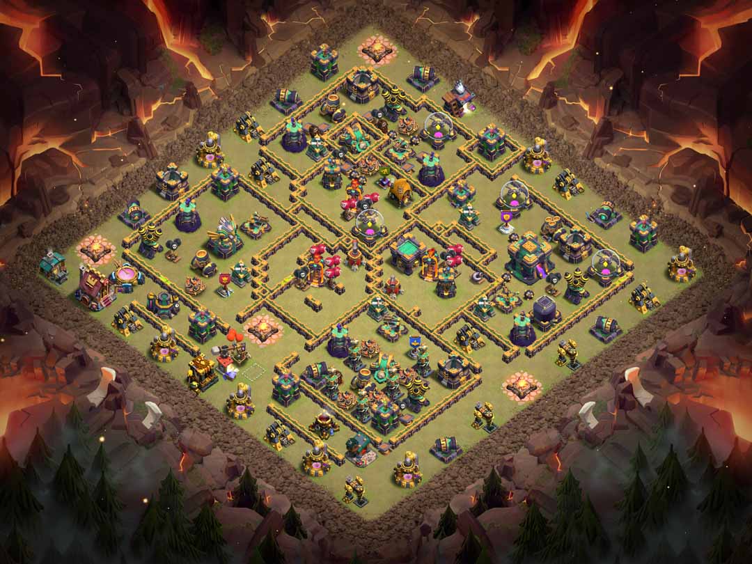 Th14 War Base Layout 11