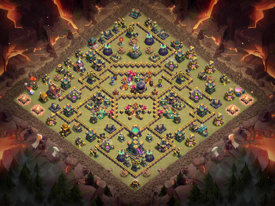 Th14 War Base Layout 16