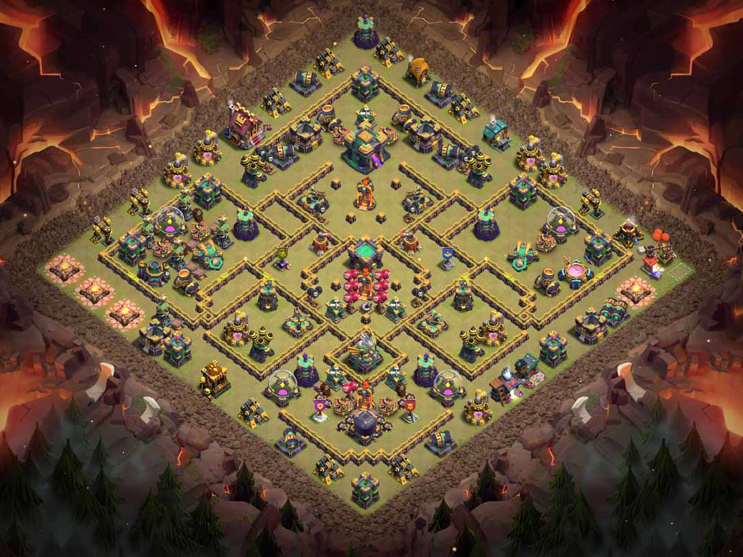 Th14 War Base Layout 20