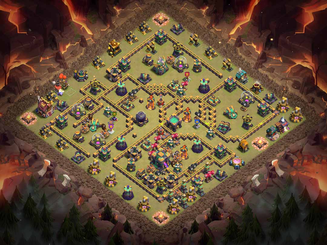 Th14 War Base Layout 21