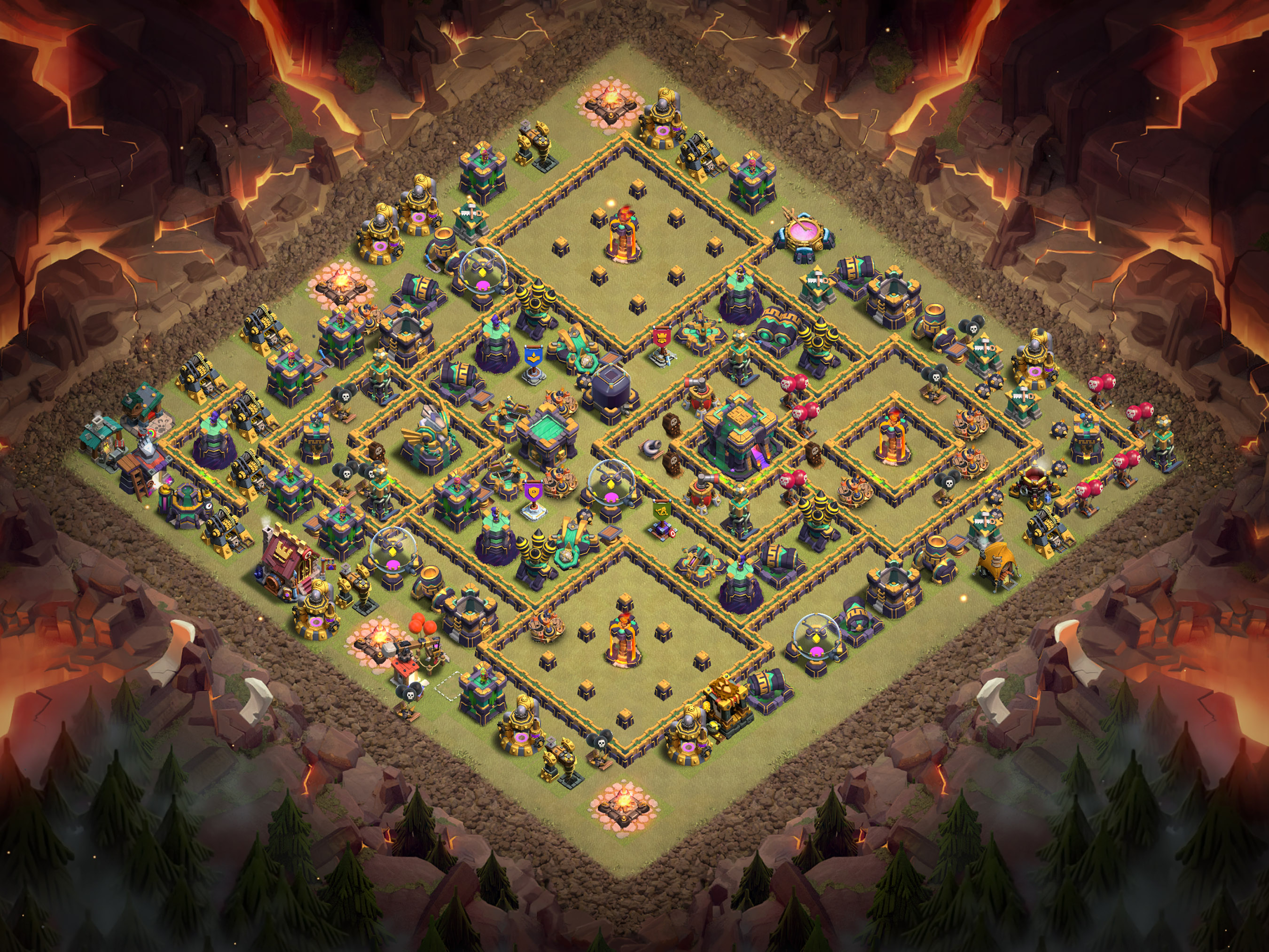 Th14 War Base Layout 23 layout