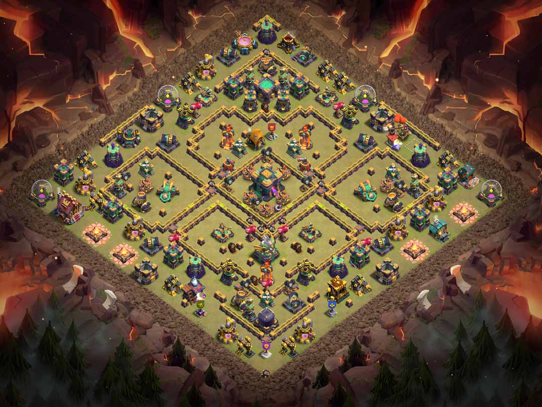 Th14 War Base Layout 6