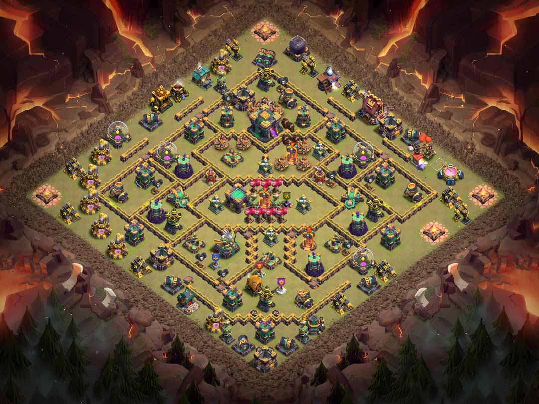 Th14 War Base Layout 7