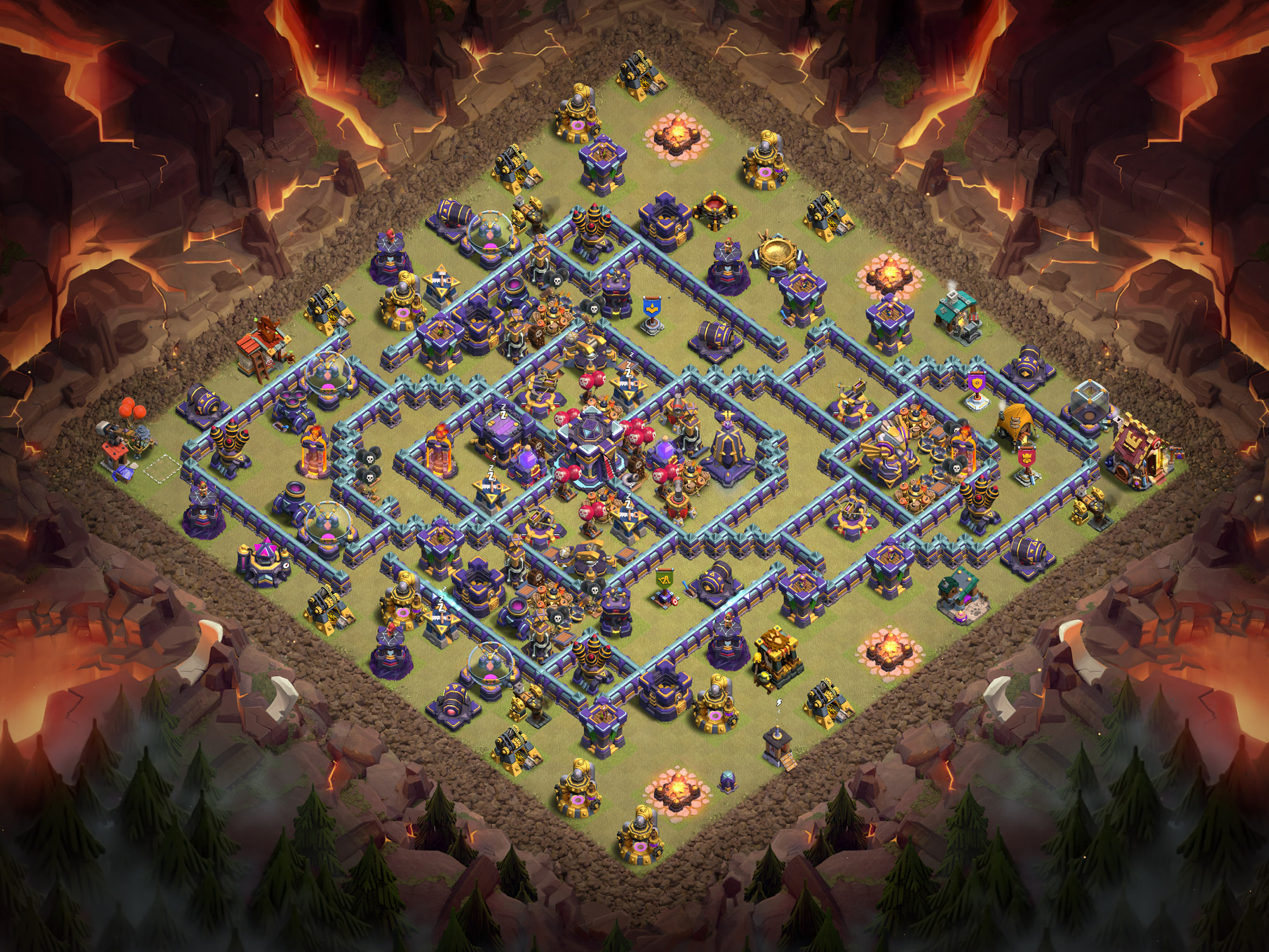 Th15 War Base Layout 1 layout