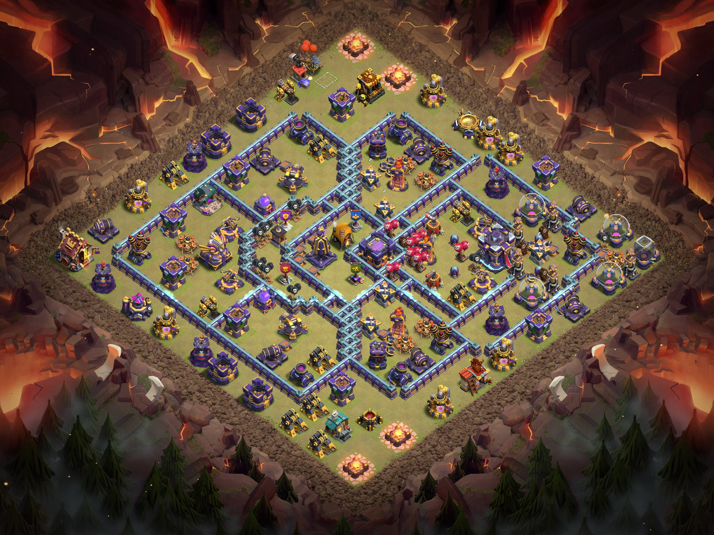 Th15 War Base Layout 14 layout