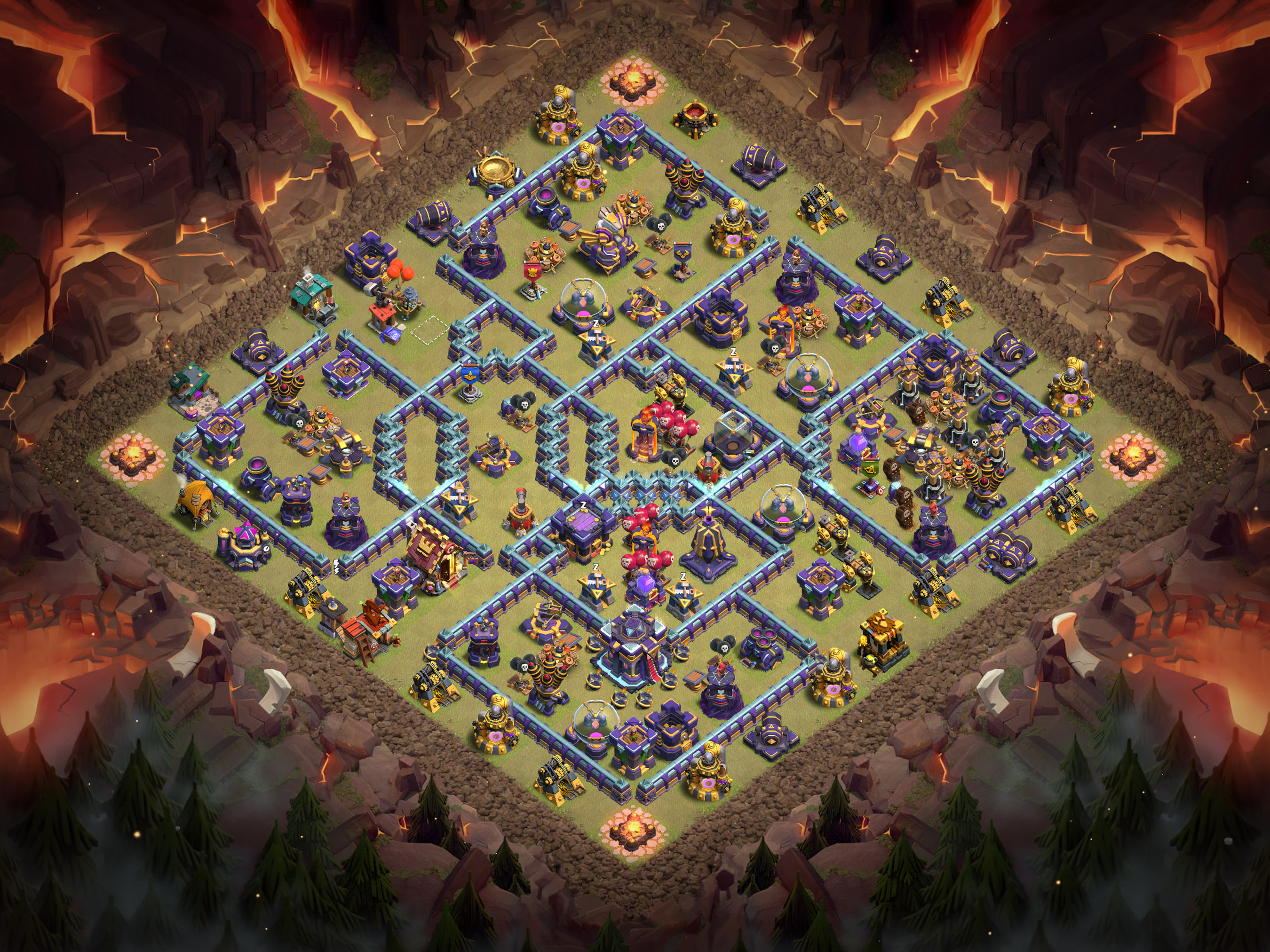 Th15 War Base Layout 15 layout