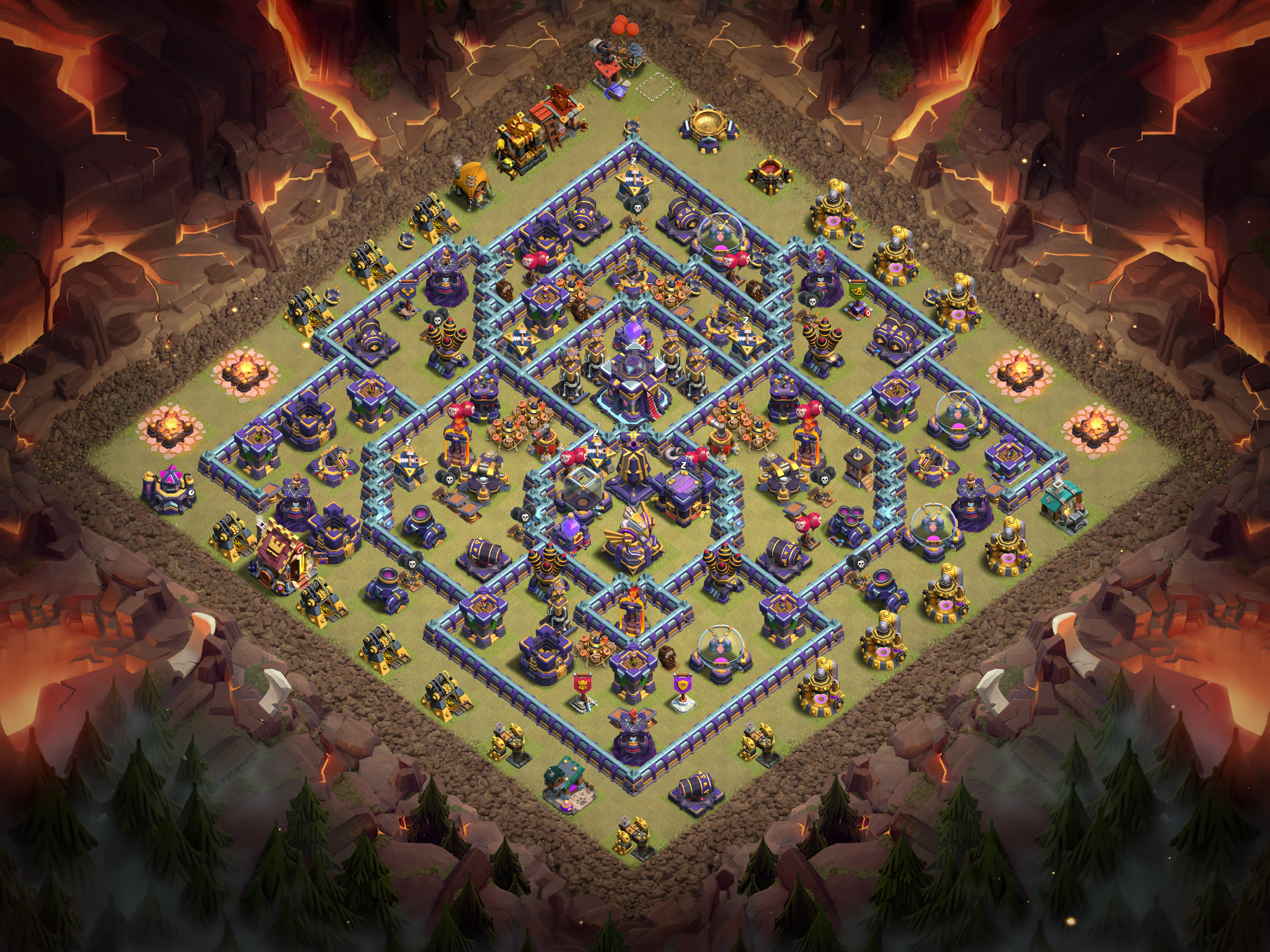 Th15 War Base Layout 16 layout
