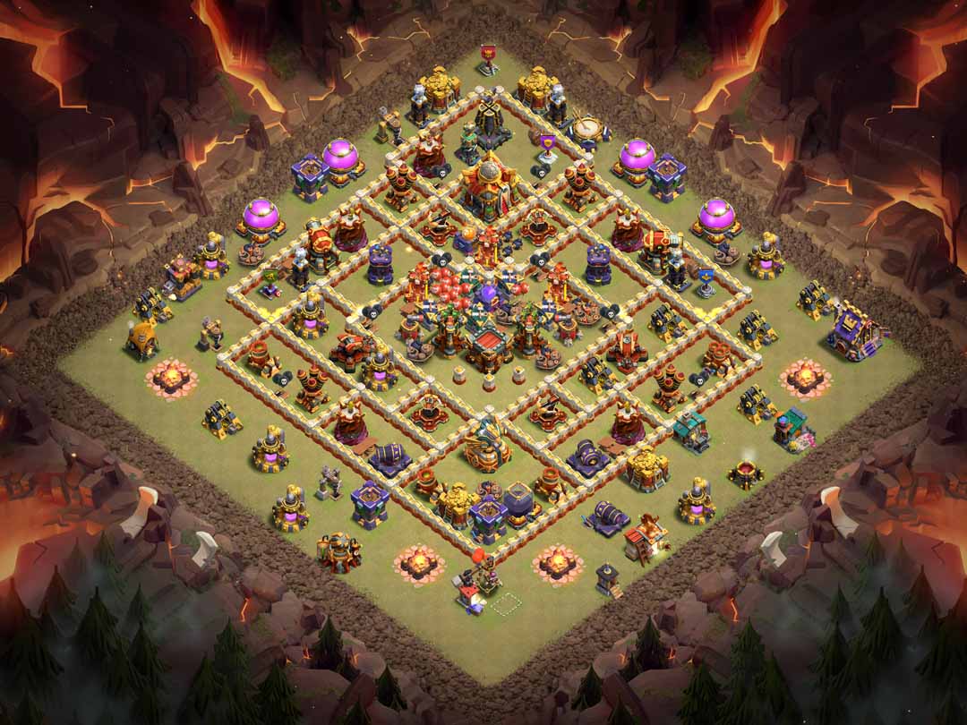 Th16 War Base Layout 1