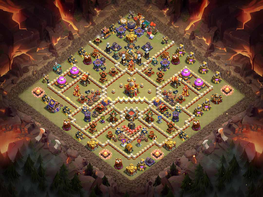 Th16 War Base Layout 14