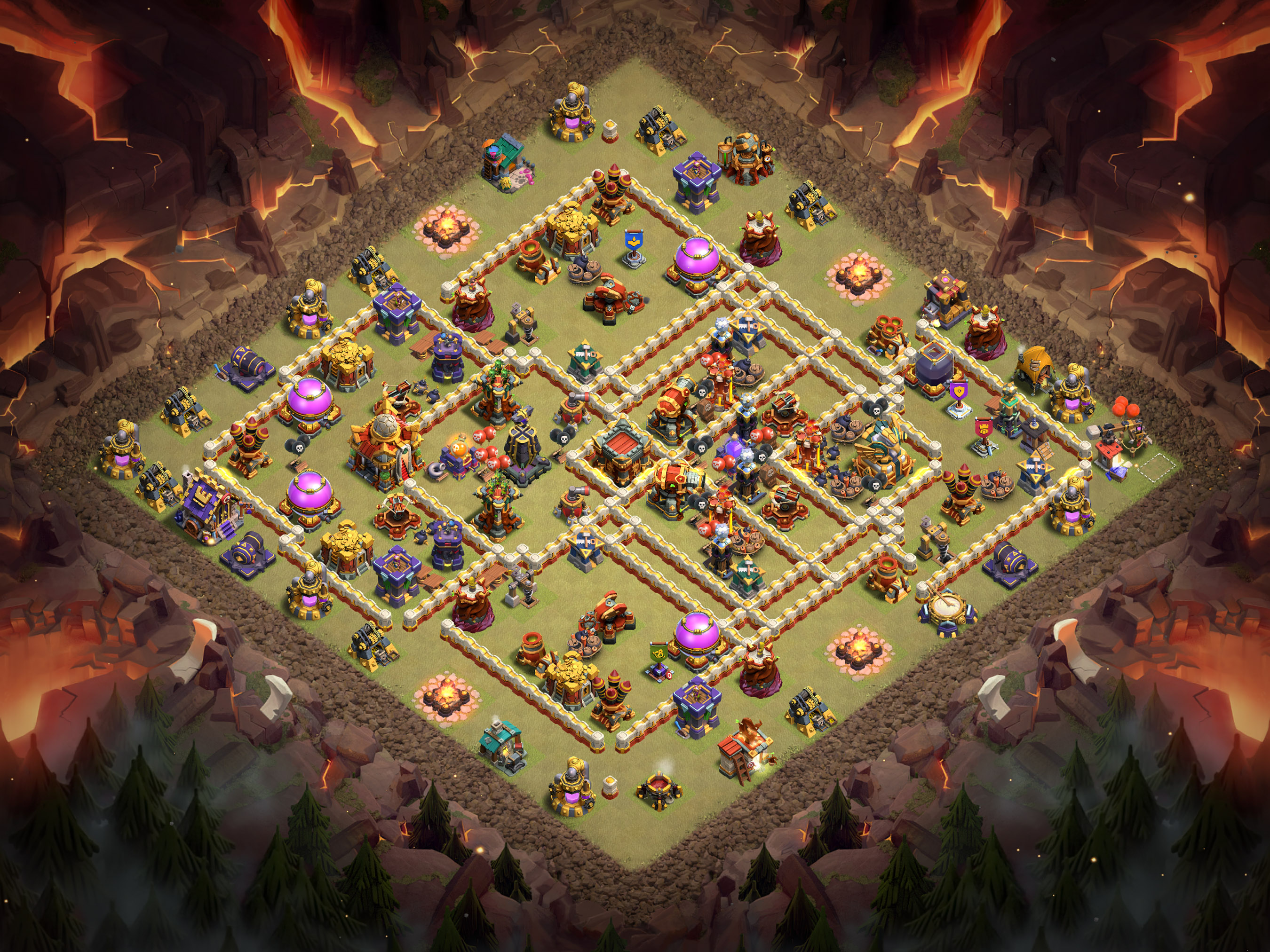 Th16 War Base Layout 15 layout