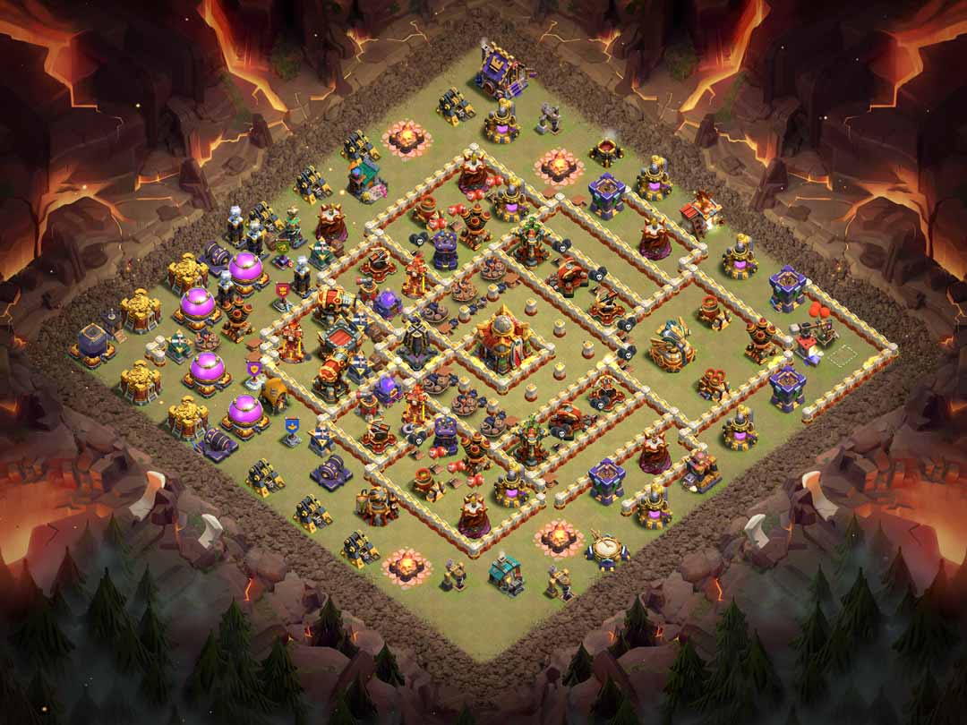 Th16 War Base Layout 16