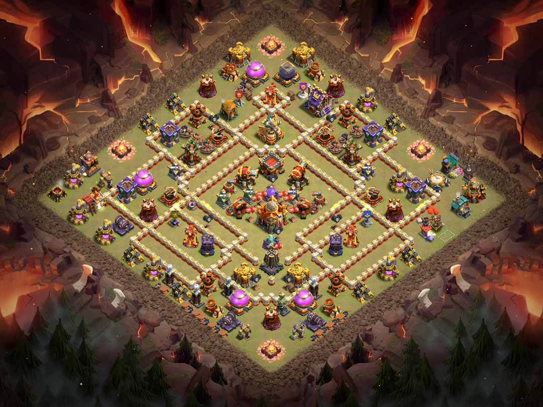 Th16 War Base Layout 17