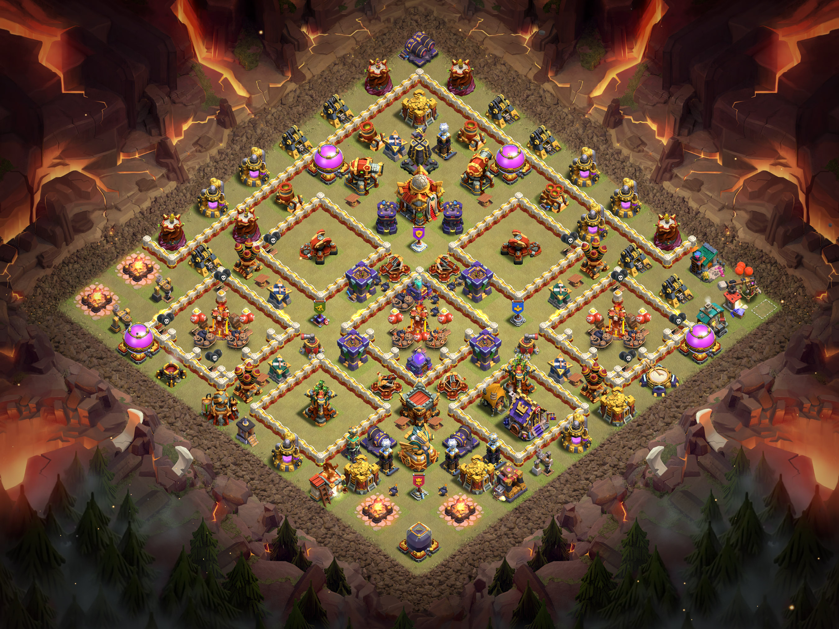 Th16 War Base Layout 20 layout
